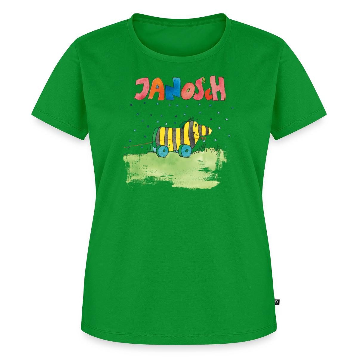 T-Shirt Janosch Tigerente Schriftzug Frauen Premium T-Shirt