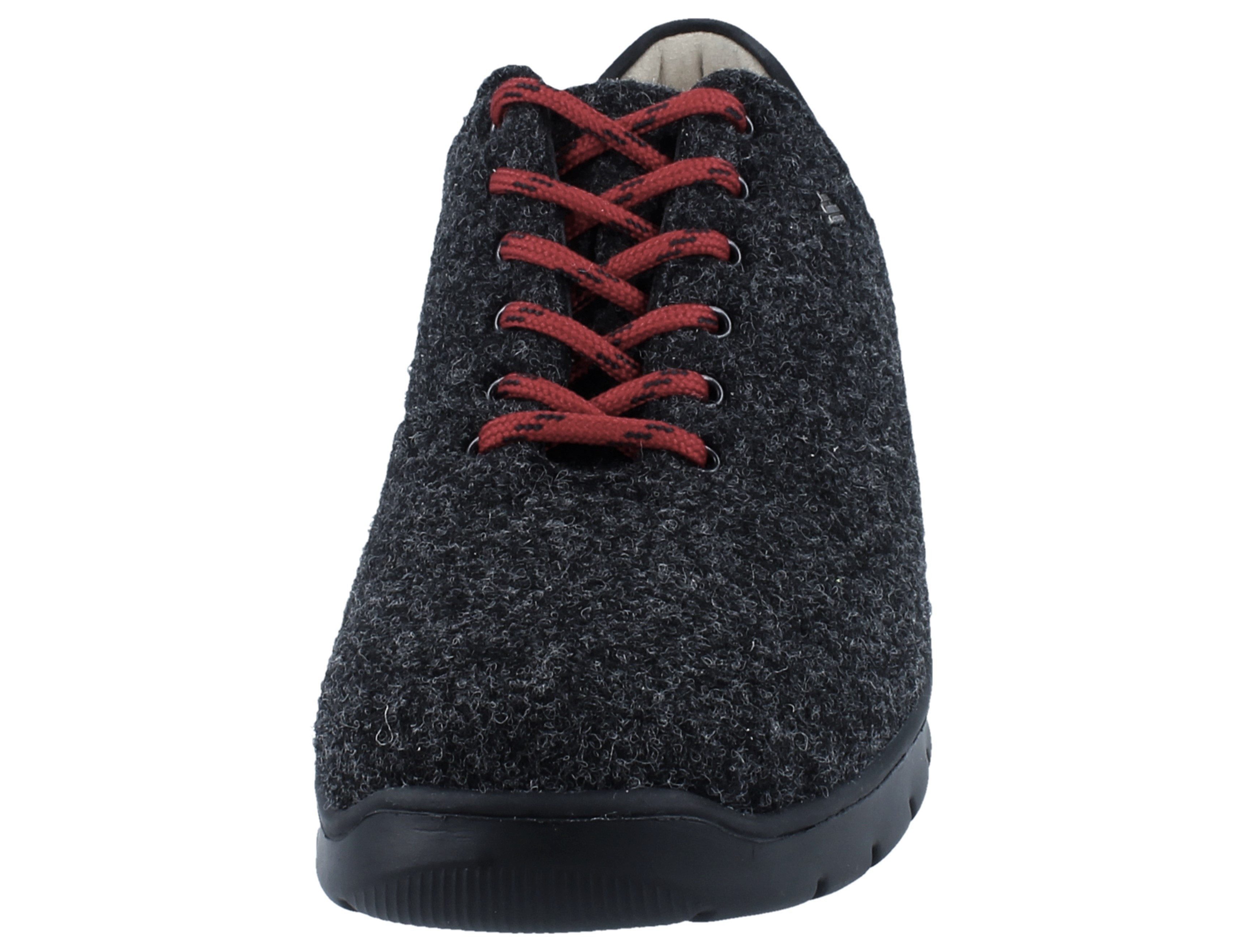 Finn Comfort FINN COMFORT Cuenca anthrazit/schwarz Fylzhydro/Buggy - Größe: 38 Schnürschuh Wechselfußbett