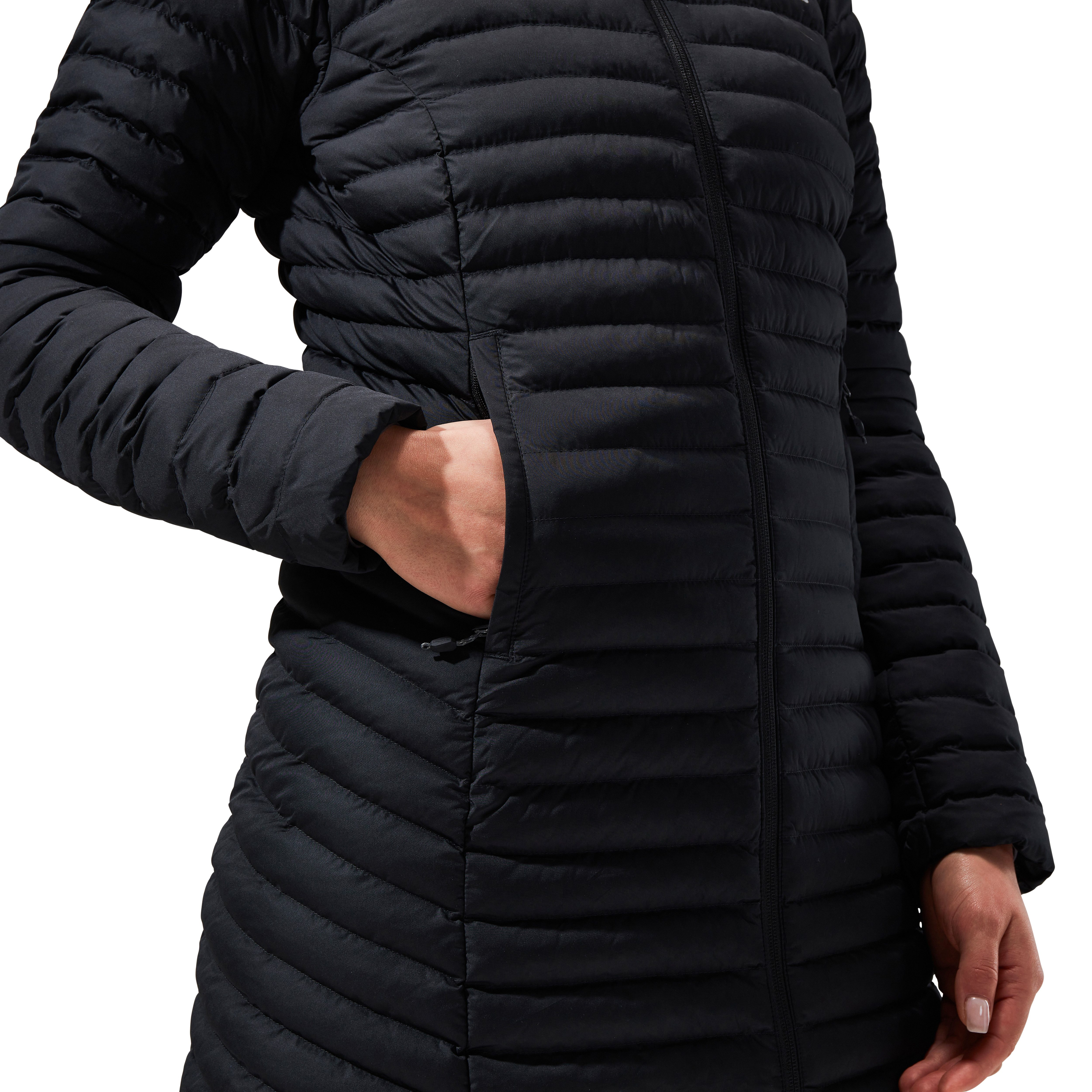 Berghaus Steppjacke MICRO JKT LONG wärmeisolierende Steppjacke, wasserabweisend, po-bedeckende Länge – Bild 4 von 5