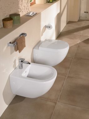 Villeroy & Boch WC-Sitz Subway, WC-Sitz 376 x 452 x 42 mm - Weiß Alpin