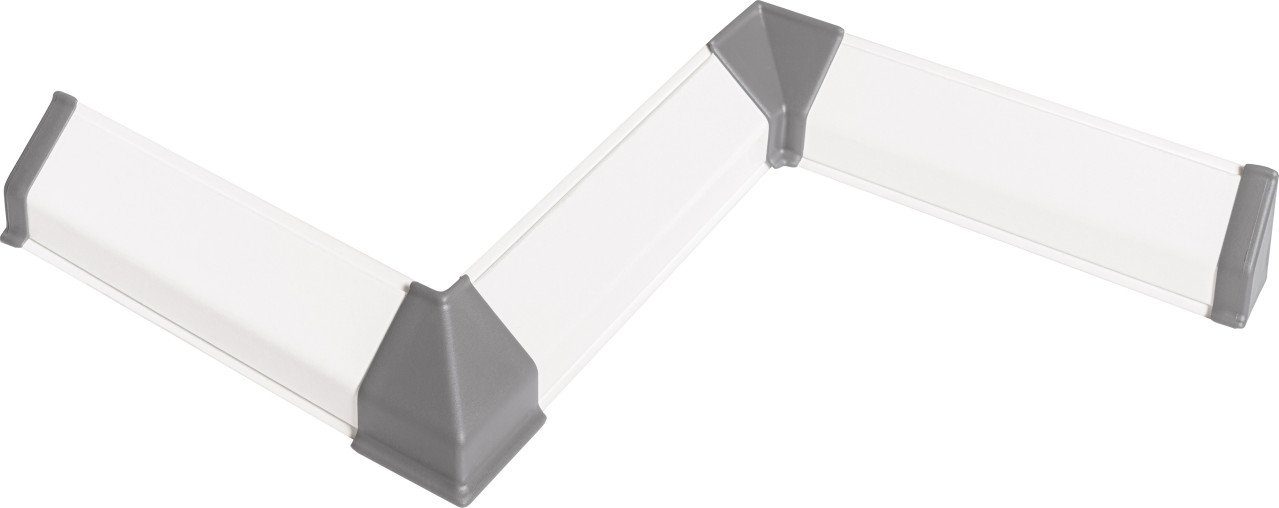 Kaindl Flooring Abschlussleiste Kaindl Zubehörset für Küchenabschlussleiste grau, ABS