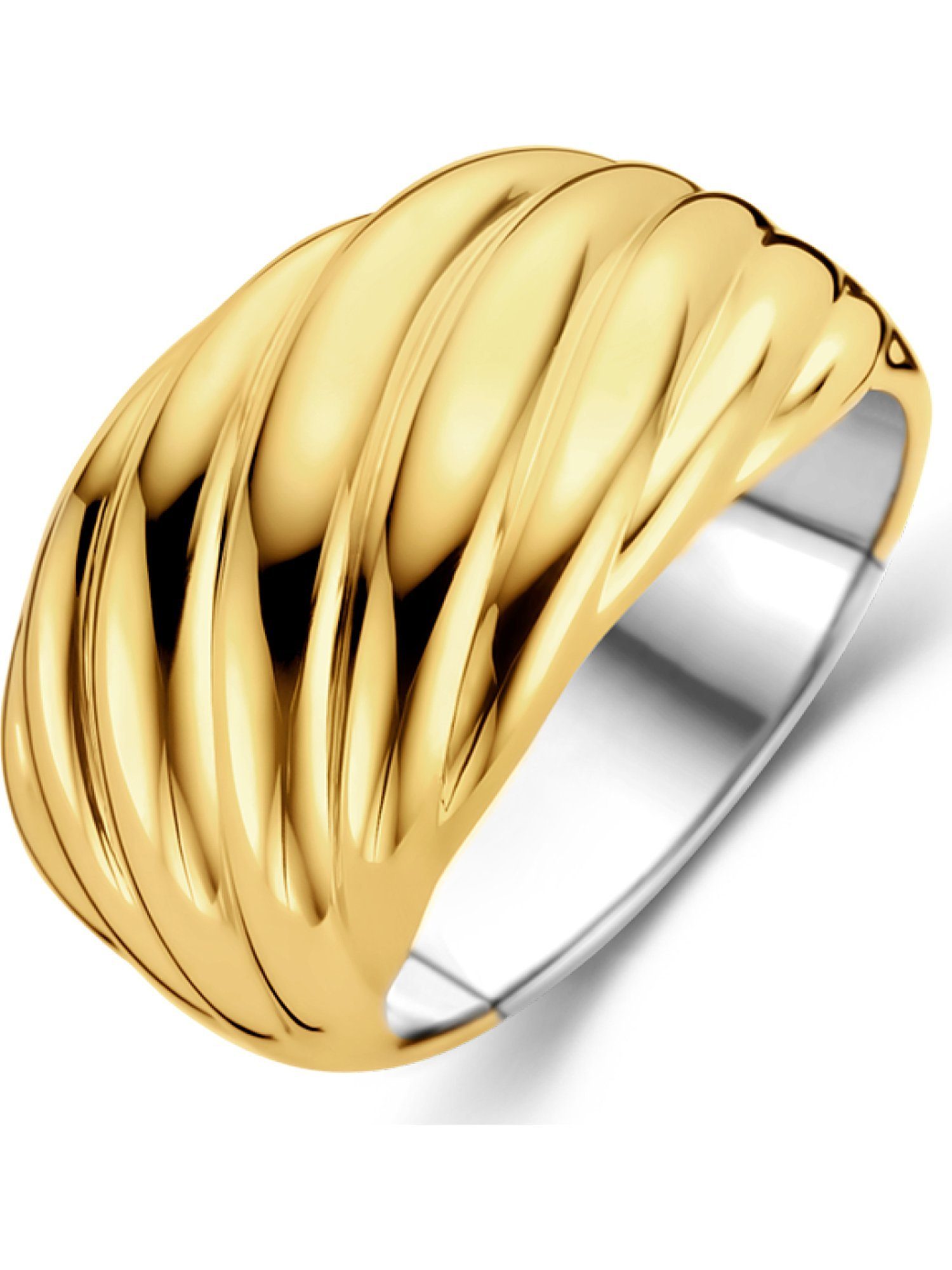 - SENTO Ti 925er gold Sento Silber Milano Damen-Damenring - Milano TI Fingerring