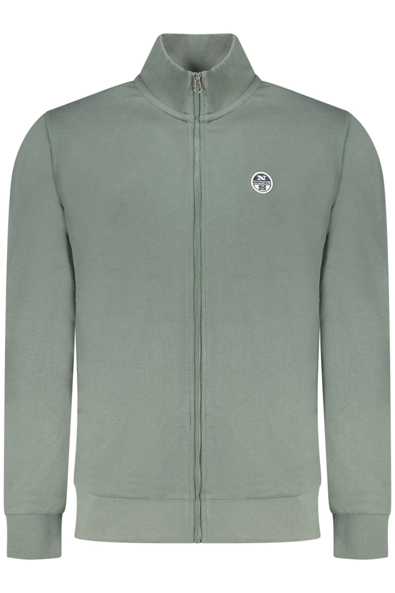 North Sails Sweatshirt Grünes Herren Sweatshirt mit Reißverschluss günstig online kaufen