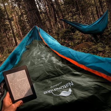 Naturehike Deckenschlafsack Wasserdicht Ultraleicht Schlafsack für Erwachsen Kinder, über 7 Grad, 220 x 85CM mit Tragetasche für Camping Wandern Outdoor Aktivitäten