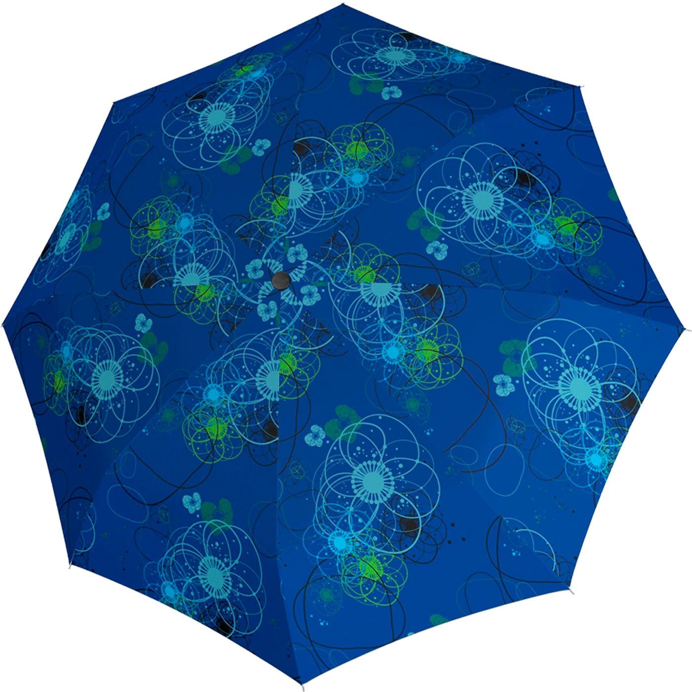 praktisch blau Auf-Zu-Automatik Magic Fiber elegant, Taschenregenschirm und Barcelona, stabil Damen - doppler®