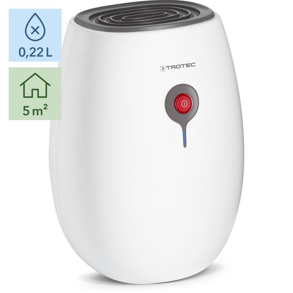 TROTEC Luftentfeuchter TTP 2 E, für 12 m³ Räume, Entfeuchtung 0,22 l/Tag, T günstig online kaufen