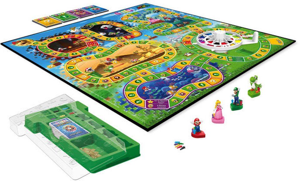 Hasbro Spiel Das Spiel des Lebens Super Mario, Gesellschaftsspiel, Made in Germany