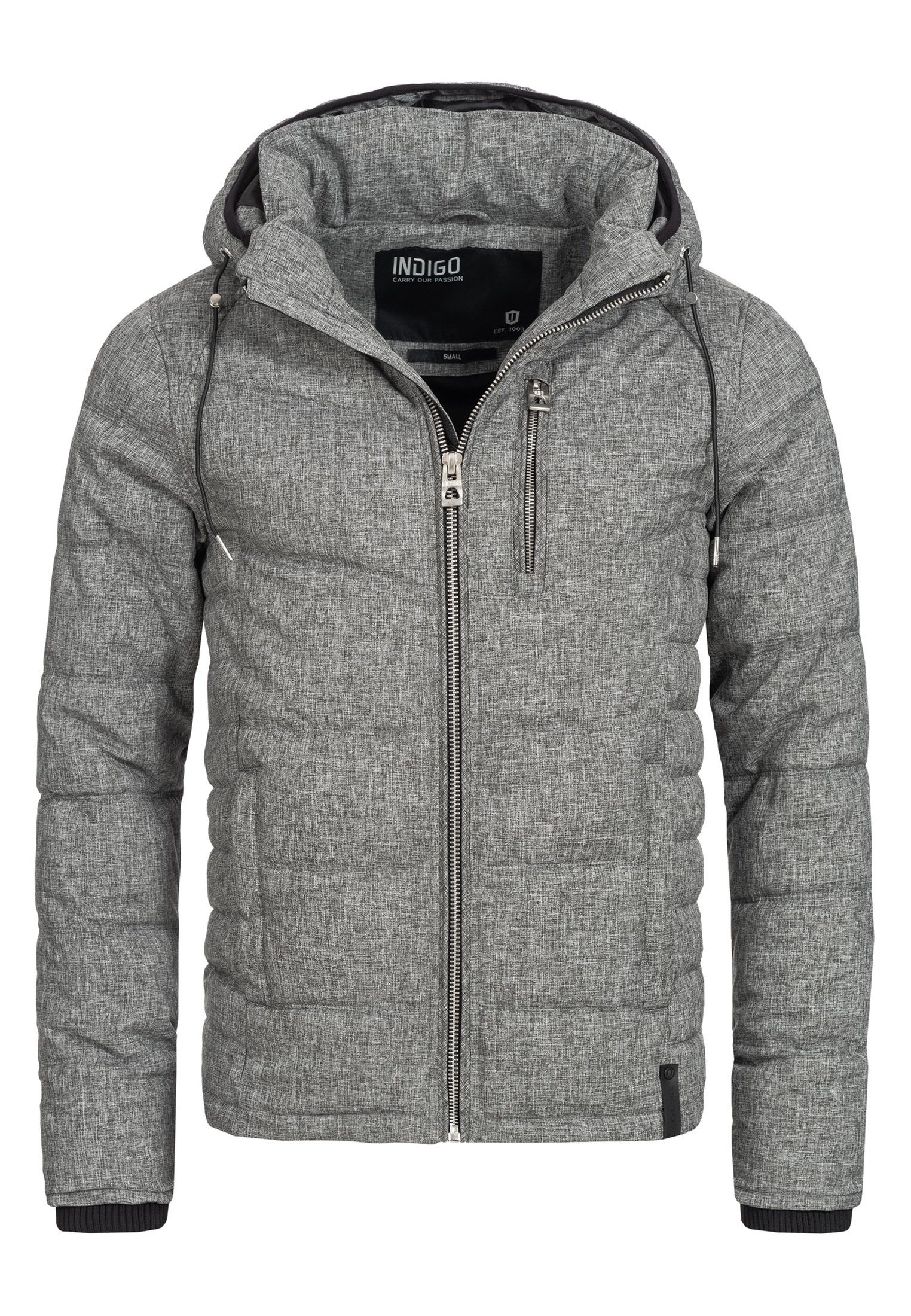 Indicode Winterjacke Circus mit abnehmbarer Kapuze