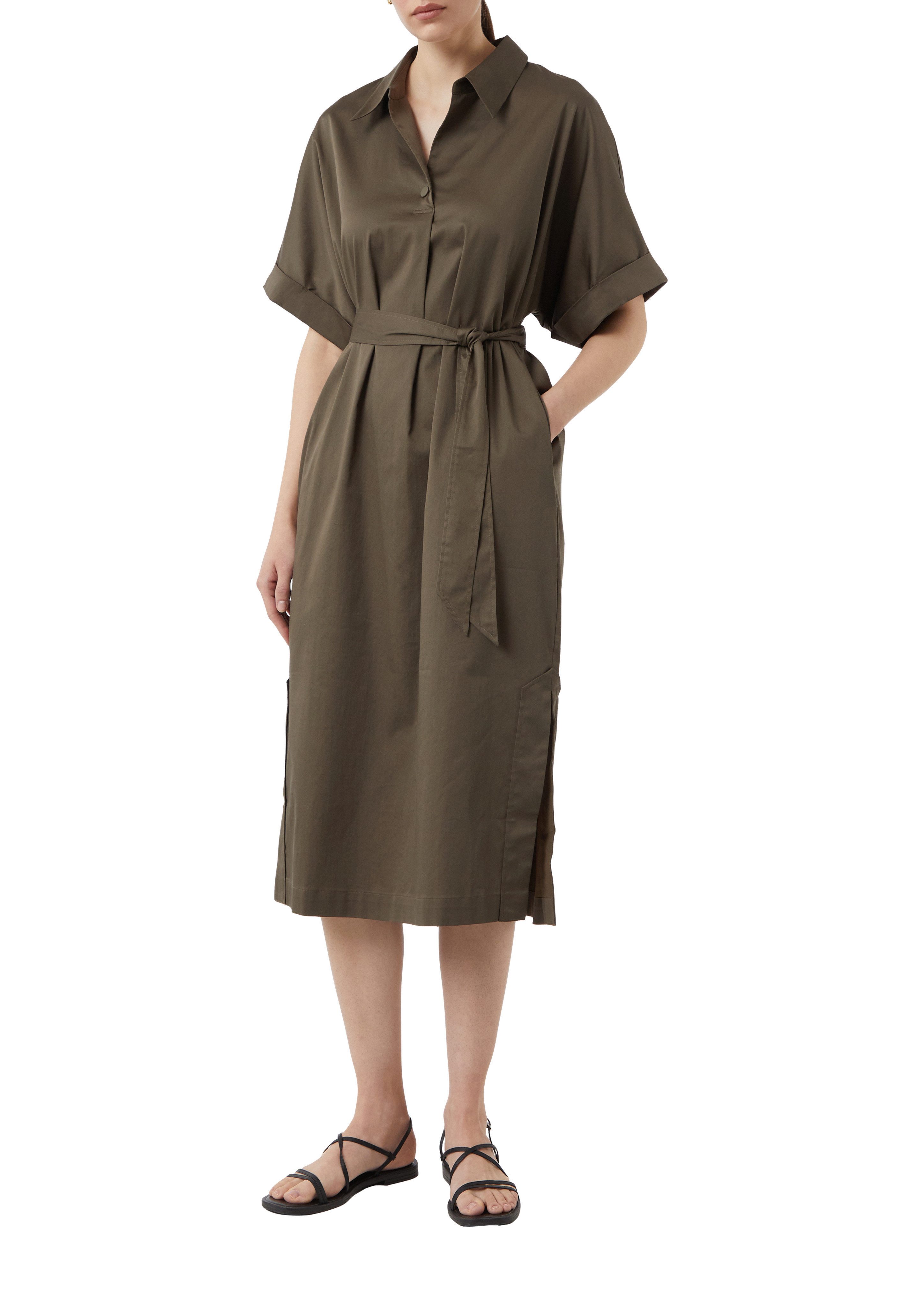 comma Sommerkleid mit Bindegürtel