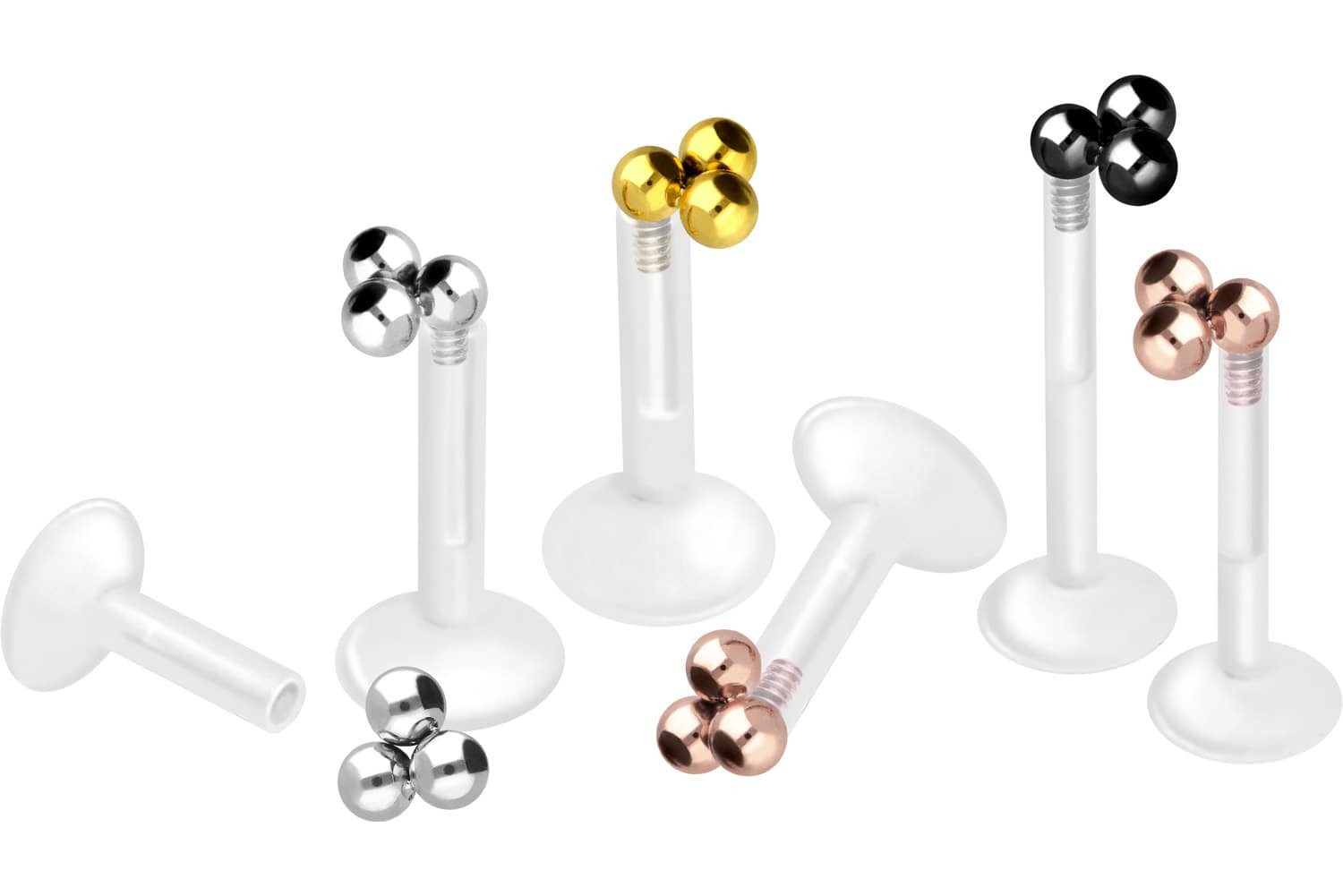 PIERCINGLINE Piercing-Set PTFE Labret mit Innengewinde günstig online kaufen