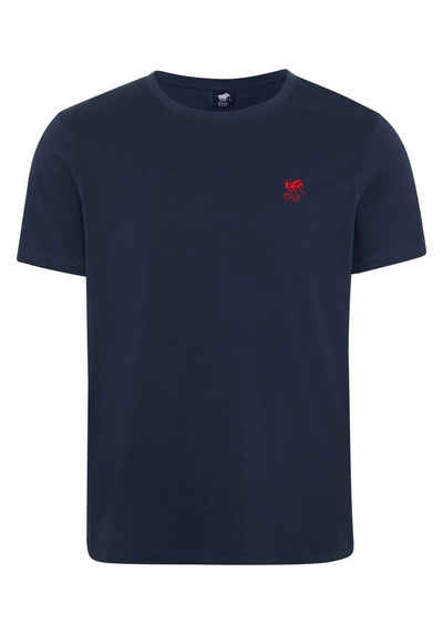 Polo Sylt T-Shirt mit gesticktem Logo-Symbol (1, 1-tlg)