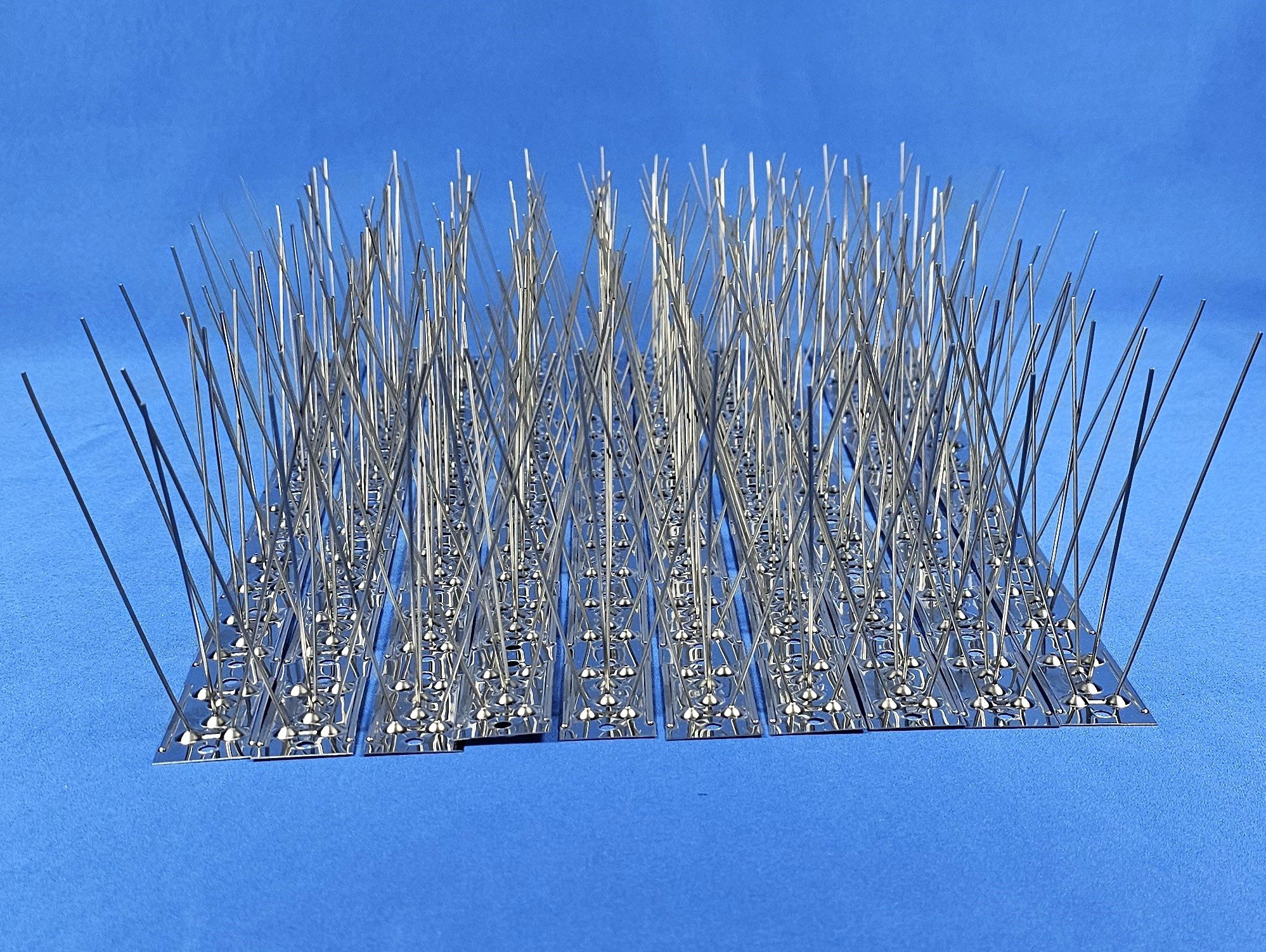 SAFA Taubenspikes 10 St. (5 Meter) SPARPACK Taubenabwehr aus Edelstahl 3-/4-/5-reihig, Für die Montage auf Stein, Beton, Metall, Holz, Glas, geeignet.