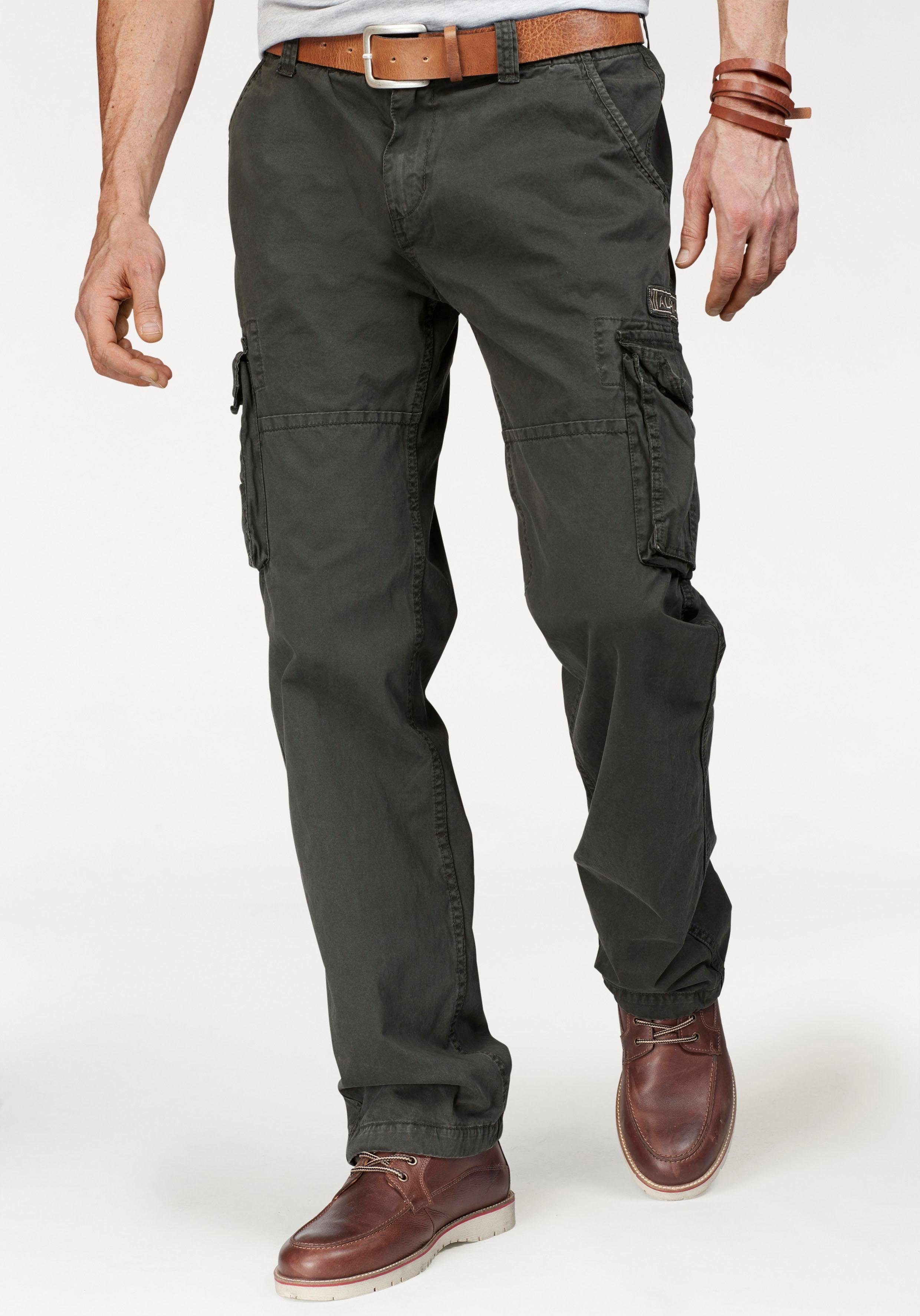 Alpha Industries Cargohose Jet Pant mit seitlichen Cargotaschen und Kordelz günstig online kaufen