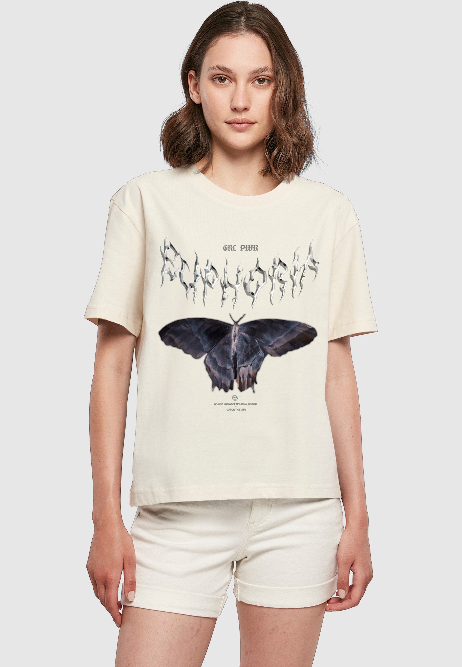 Miss Tee Kurzarmshirt Miss Tee Damen Euphoria Tee (1-tlg)