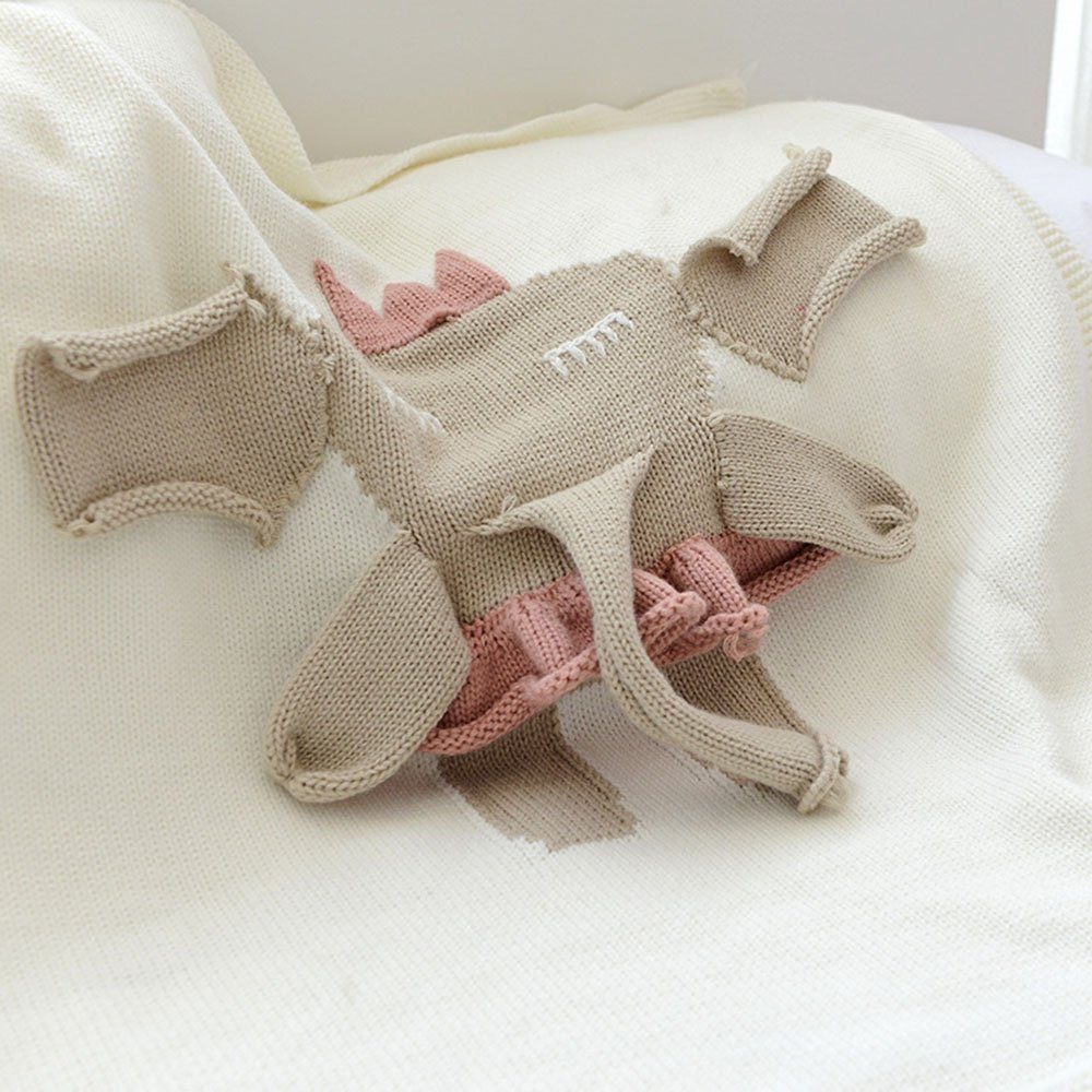 Kinderdecke Babydecken weicher Weiß aus 110*130 Stickerei mit FELIXLEO cm, Baumwolle