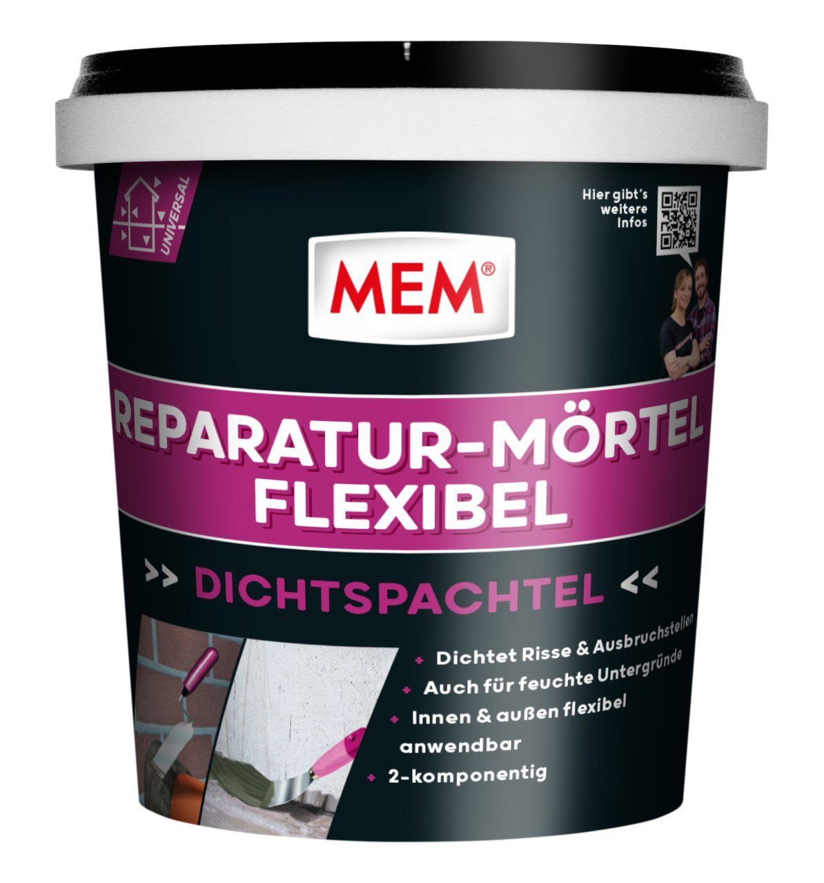 MEM Bauchemie Стяжка MEM Reparatur-Mörtel Flexibel 1 kg