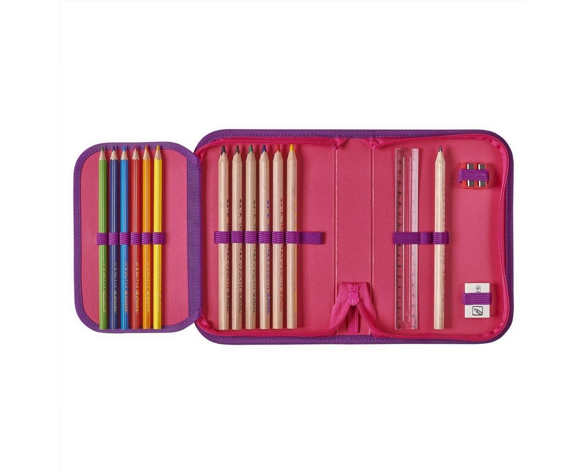 Thumbnail - Herlitz Organisationsmappe Herlitz Schulranzen Set "Pink Cubes" / mit Sporttasche, Stiftebox, Hef