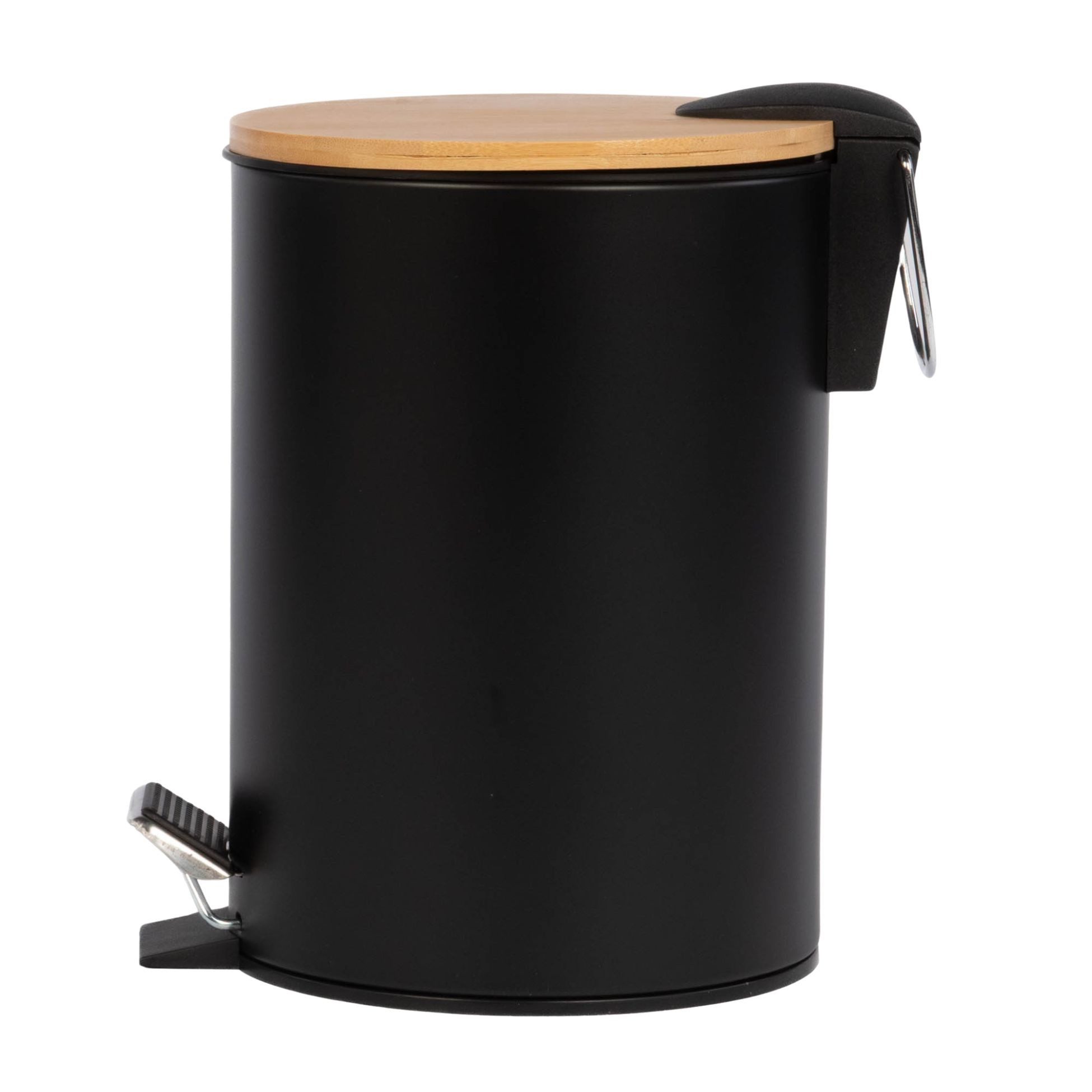 NUXIO Mülleimer Bambus-Mülleimer ZETRU, 3 l