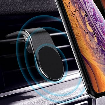 Protectorking Auto Magnetisch Handyhalterung KFZ Lüftungsgitter Halterung Gold iPhon Smartphone-Halterung, (Schutz)