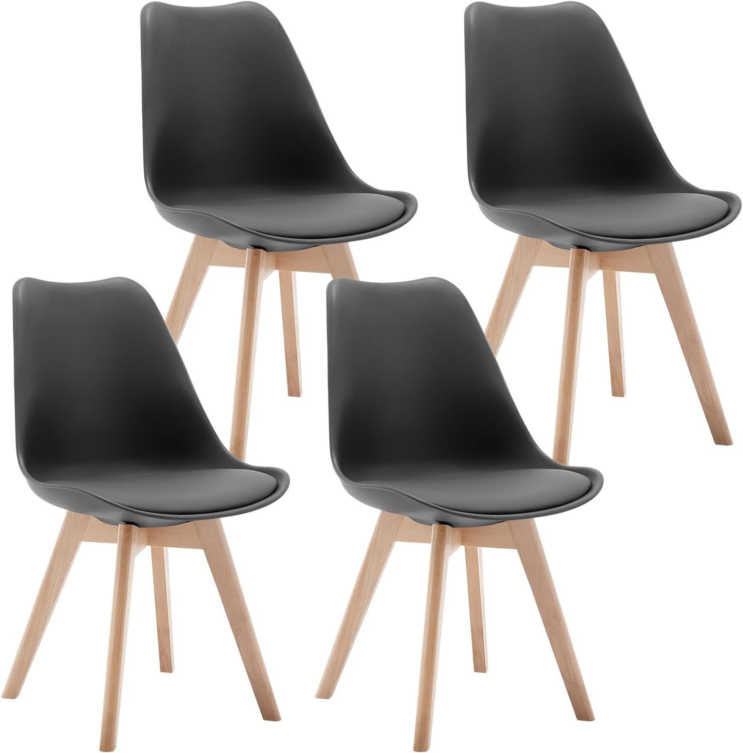 EUGAD 4-Fußstuhl (4 St), Esszimmerstühle Design, günstig online kaufen