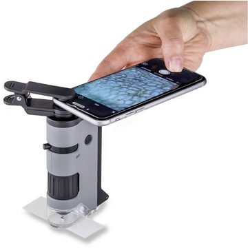 Carson Optical Carson MicroFlip 100x - 250x LED Pocket Mikroskop Labormikroskop (Zoomfunktion)