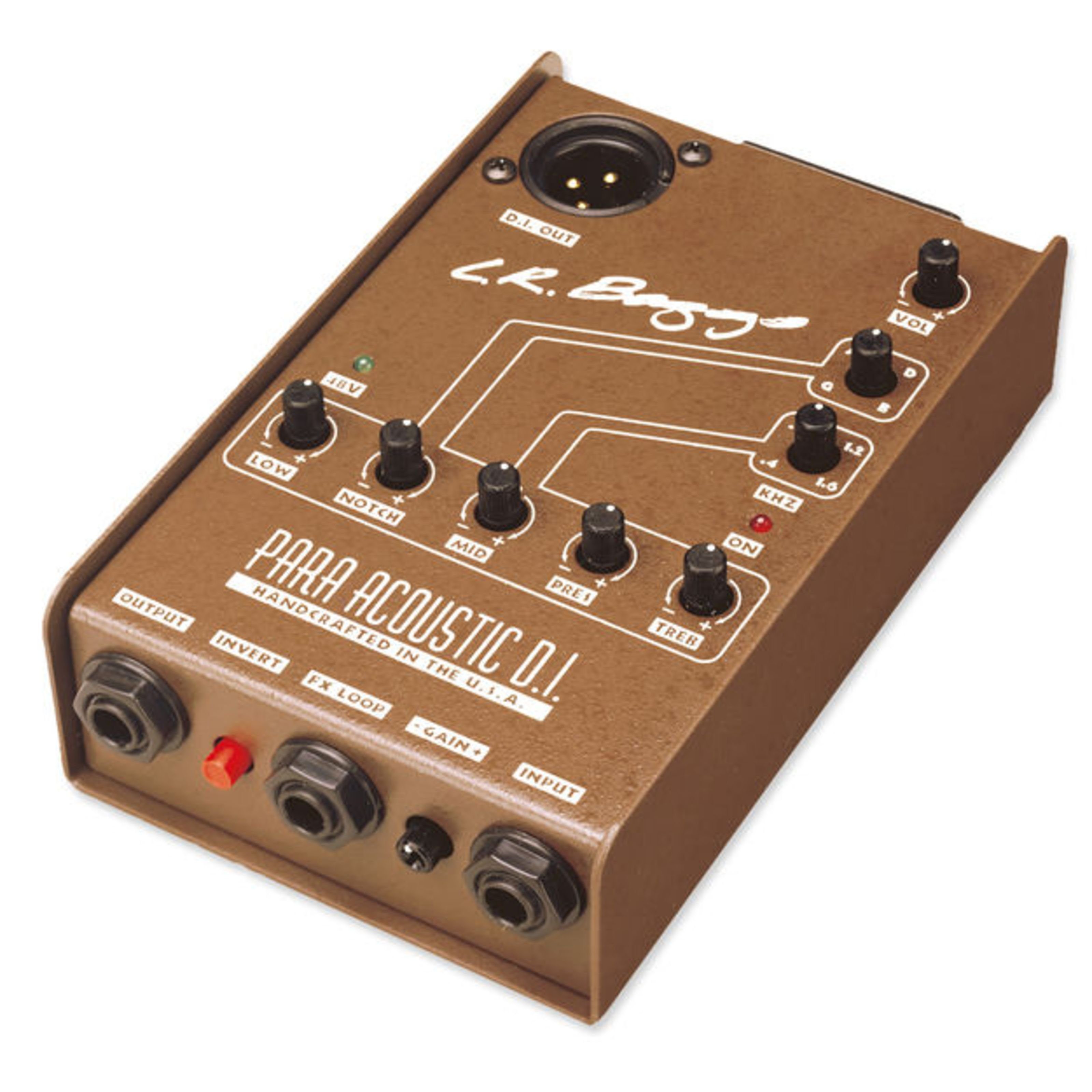 L.R.Baggs Vorverstärker (Para Acoustic DI Preamp/ EQ/ DI-Box - E-Gitarren Vorverstärker)