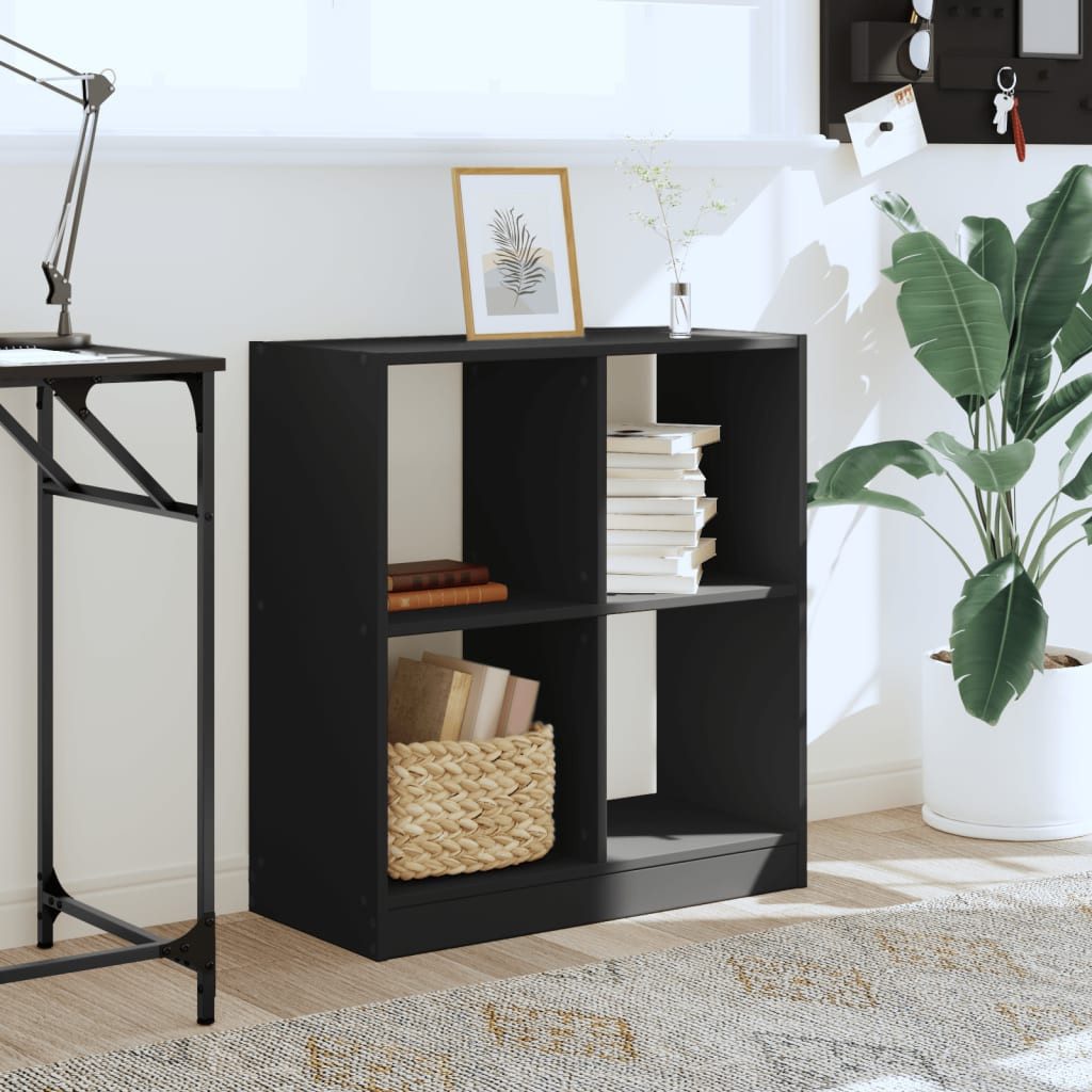 vidaXL Bücherregal Bücherregal Schwarz 68,5x32x75 cm günstig online kaufen