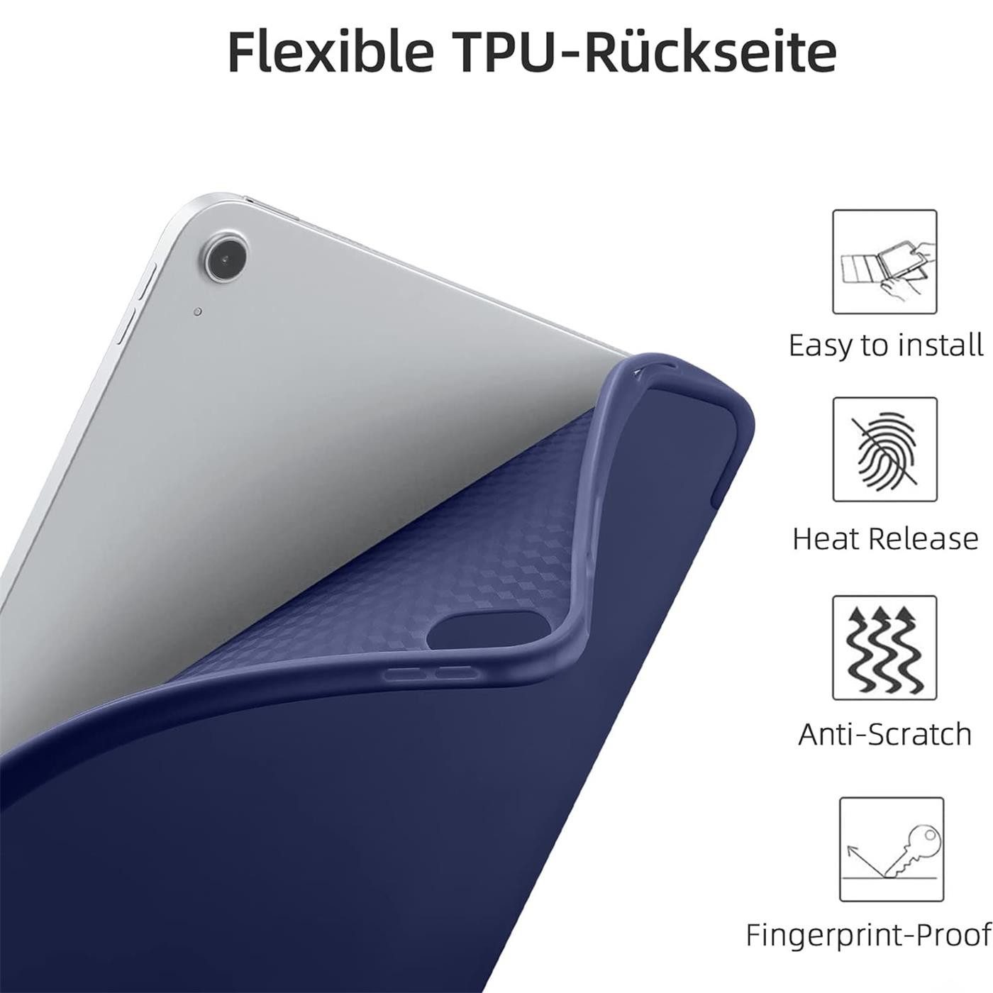 CoolGadget Tablet-Hülle Smart Cover für Apple iPad 10.2 2019, Schutz Tasche aufstellbar mit Stift Halter für iPad 10.2 2019