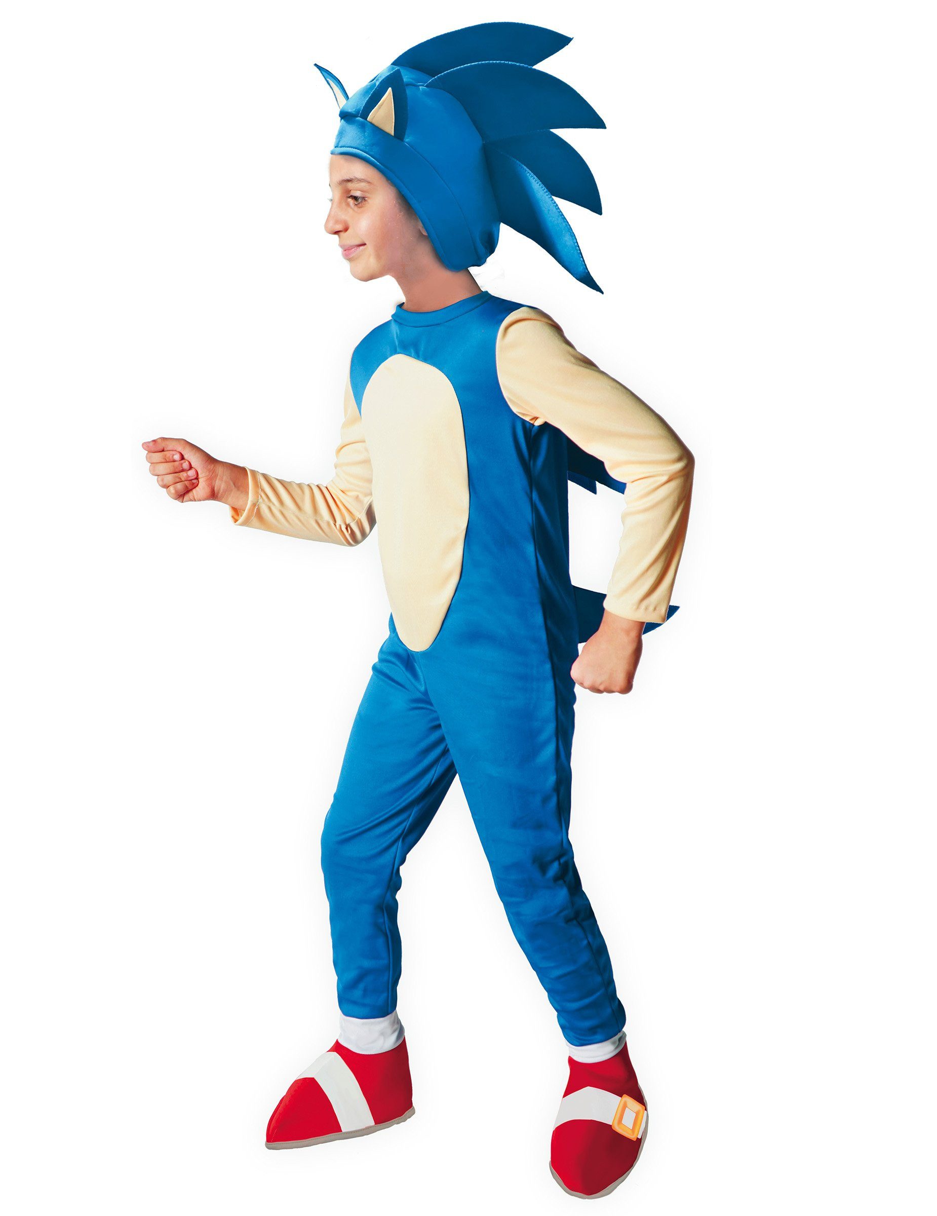 Ciao s.r.l Kostüm Originales Sonic-Kostüm für Kinder blau-weiß-rot