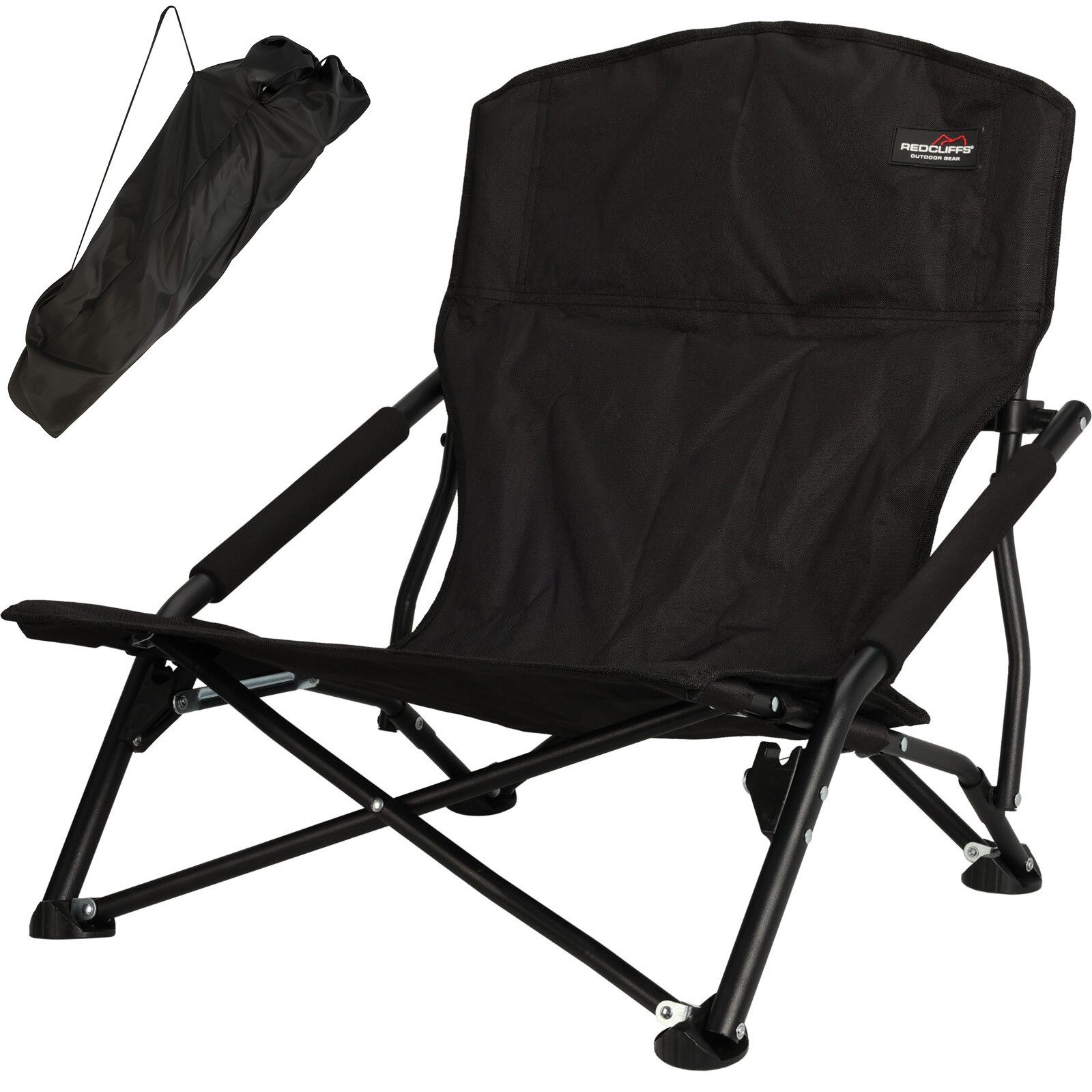 Koopman Faltstuhl Faltstuhl Campingstuhl Gartenstuhl Tragetasche (1 St), Schwarz, Tragetasche, 59x58x62cm, faltbar, Camping