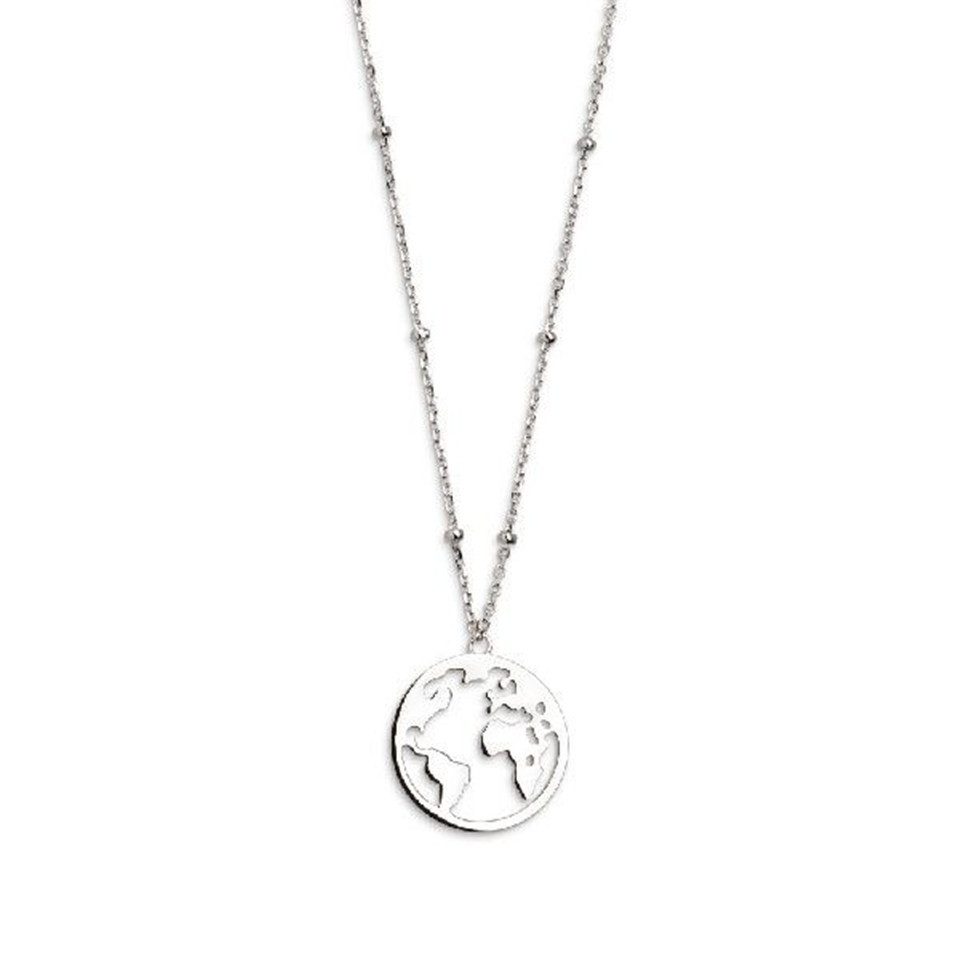 XENOX Kette mit Anhänger XENOX Kette Damen "Wanderlust" silberfarben XS2985