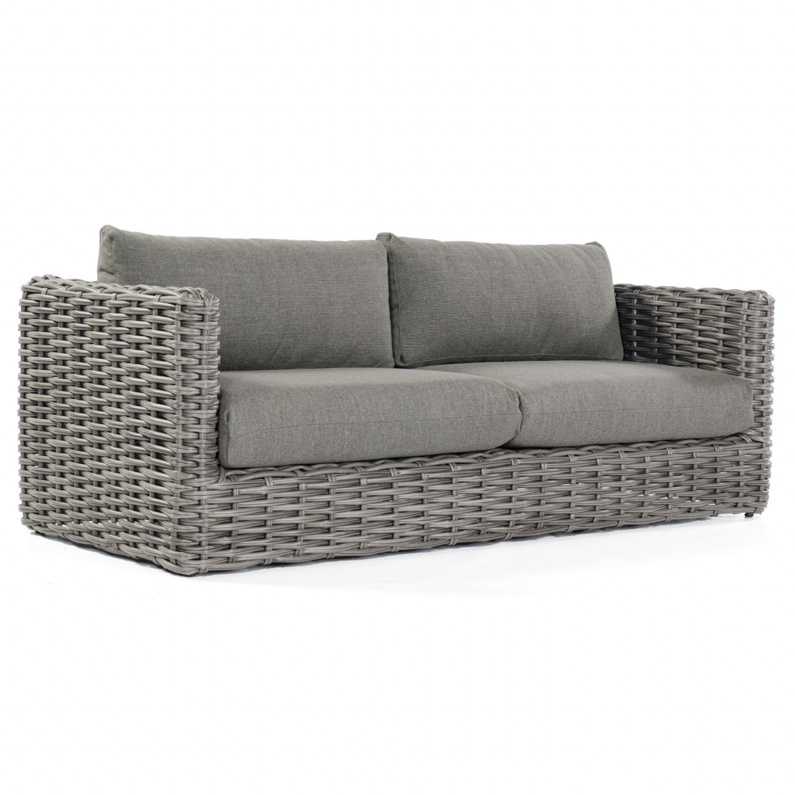 SonnenPartner Loungesofa Sonnenpartner Loungesofa Sands Aluminium mit Polyrattan charcoal