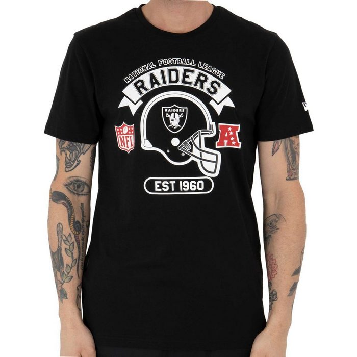 New Era T-Shirt NFL Oakland Raiders Graphic Helmet