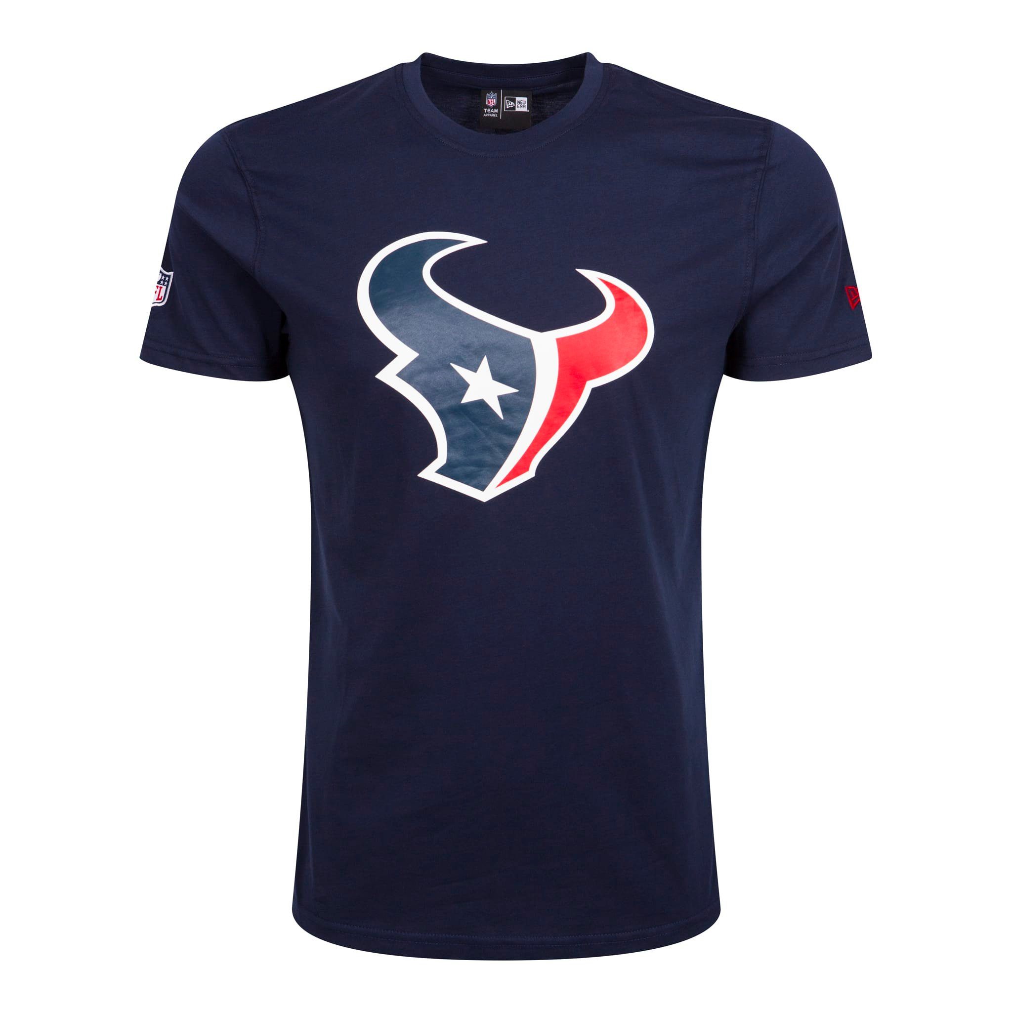 Herren Shirts New Era T-Shirt NFL Houston Texans Logo (1-tlg)