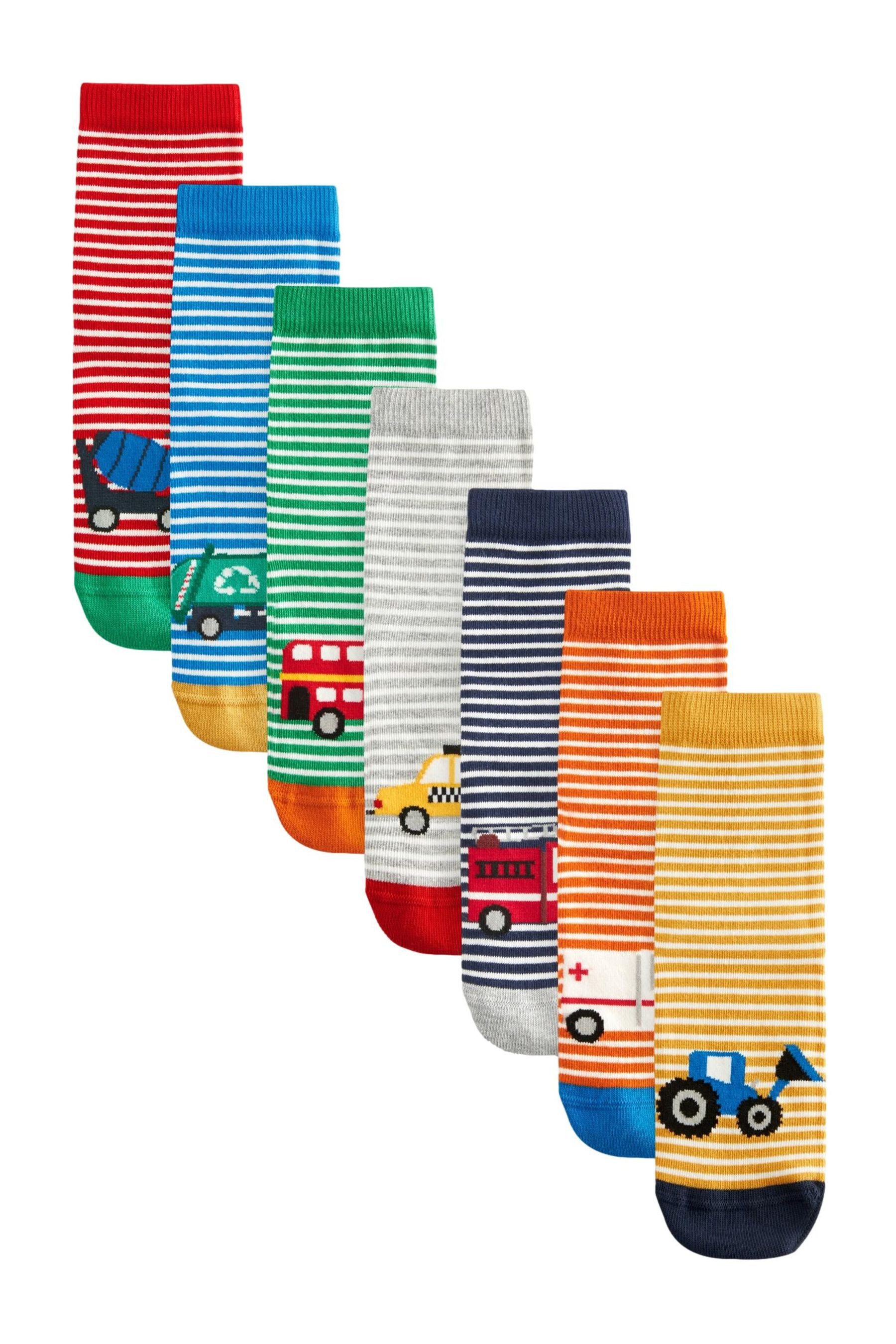 Next Kurzsocken Socken mit hohem Baumwollanteil, 7er-Pack (7-Paar) – Bild 2 von 5