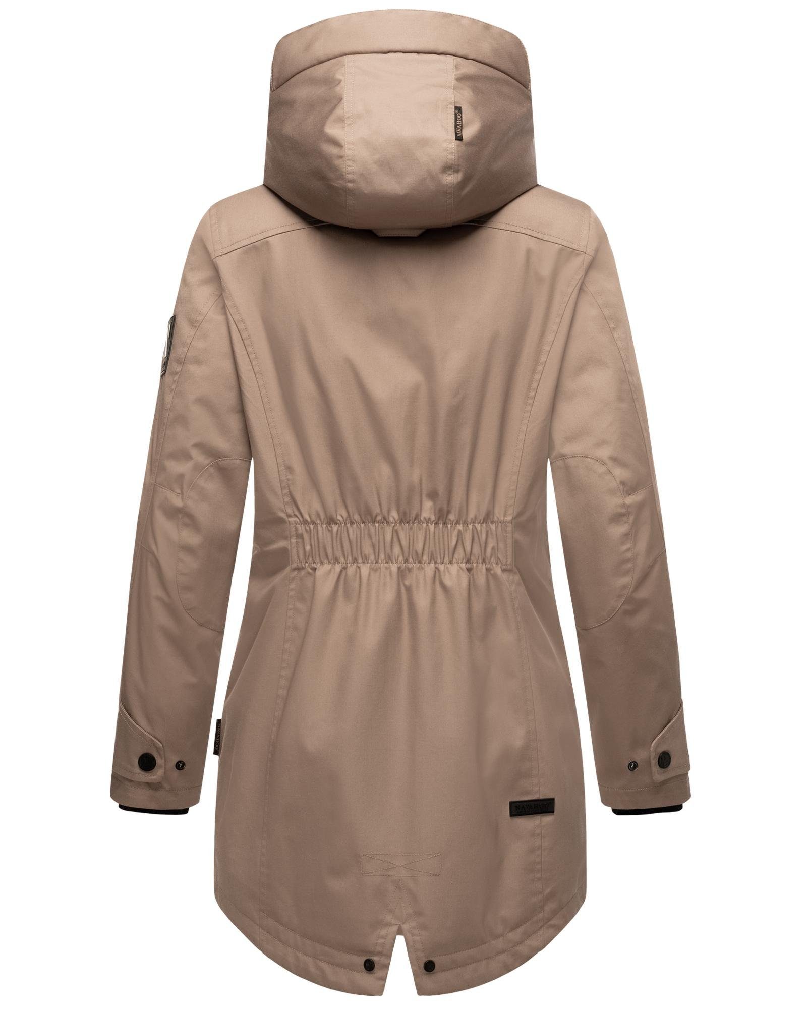 Navahoo Parka Brinjaa Modischer Winter Kurzmantel mit zahlreichen Taschen