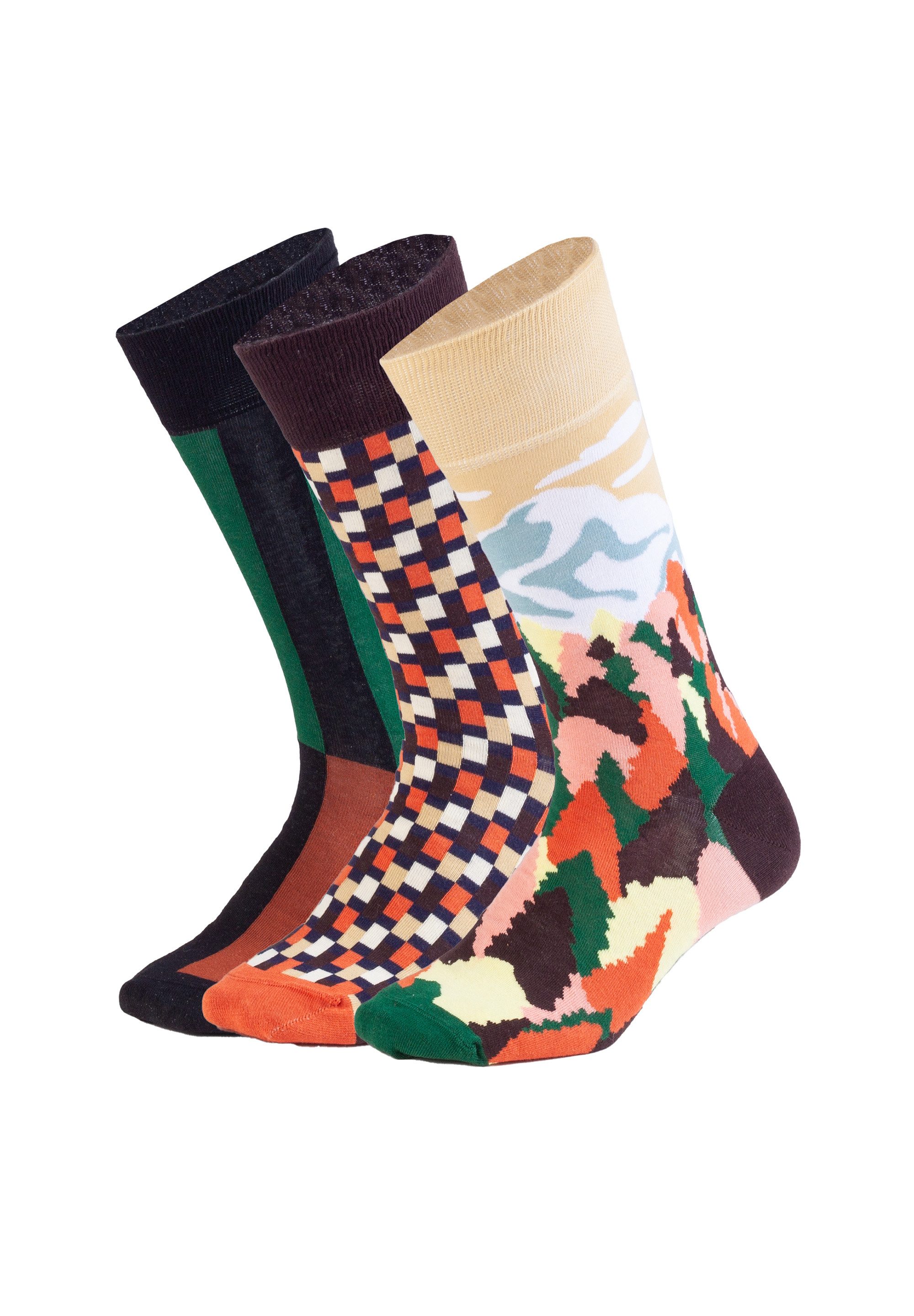 DillySocks Basicsocken Mountain Mood Aus Baumwolle & recyceltem Polyamid