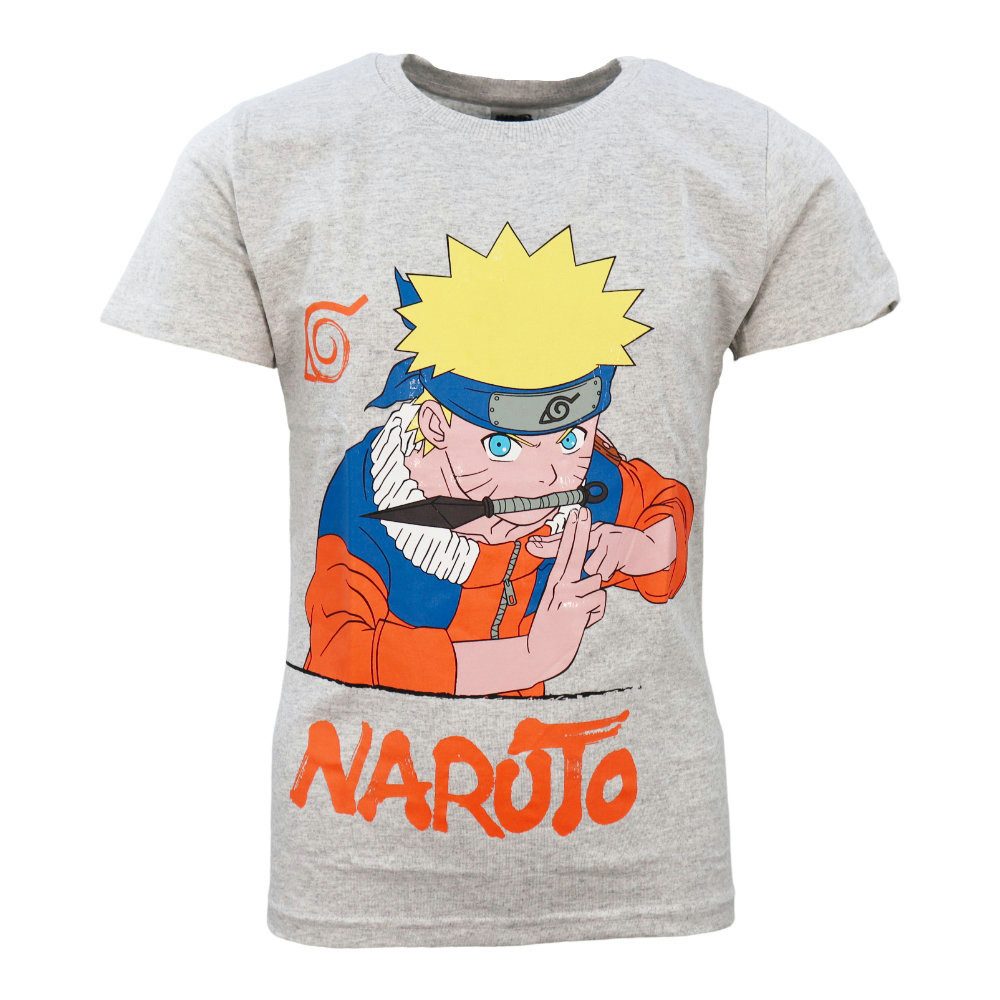 Naruto Print-Shirt Anime Naruto Shippuden Kinder Jungen kurzarm Shirt T-Shirt Gr. 104 bis 152