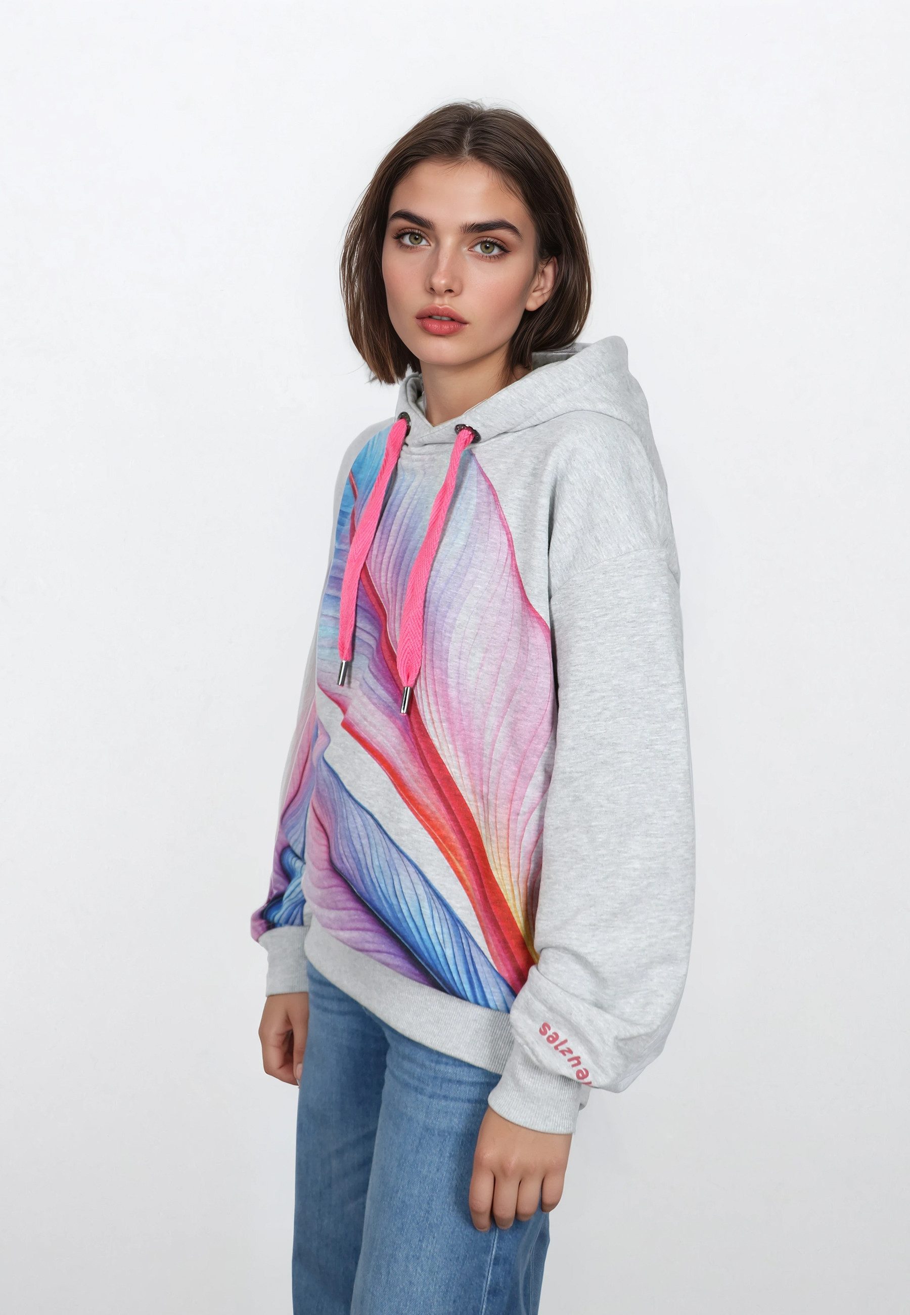salzhaut Hoodie WANNERUP Damen Relaxed-Fit Damen Kapuzenpullover– lässig, frisch und nordisch charmant!