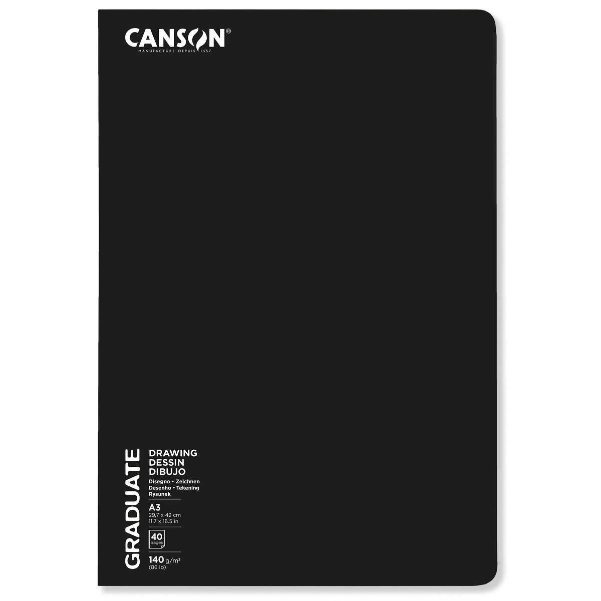 LYRA Zeichenblock CANSON Zeichenblock Soft 20 Blatt 140g/m² DIN A3