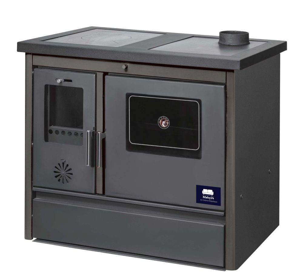 moeby24 Kaminofen Küchenofen Holzherd Kaminofen Herd Gusseisen 11,91KW BimSchV2 EEK A+, 11 kW, Küchenofen, (1-tlg), Backen / Kochen möglich