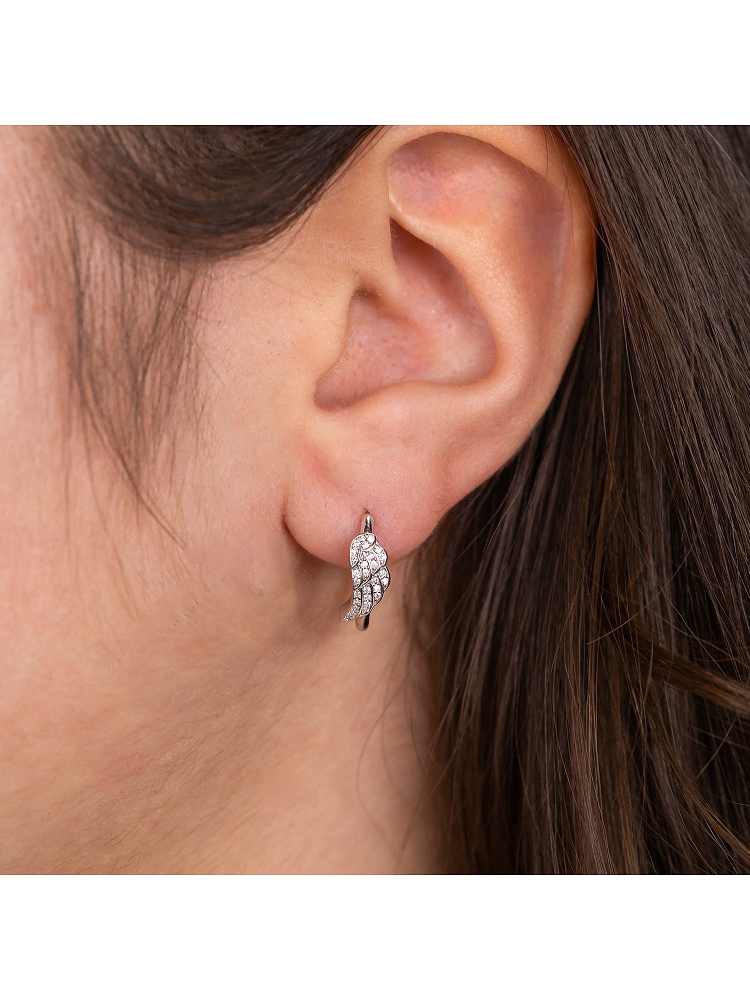 Engelsrufer Paar Creolen Engelsrufer Damen-Creolen 925er Silber 56 Zirkonia günstig online kaufen