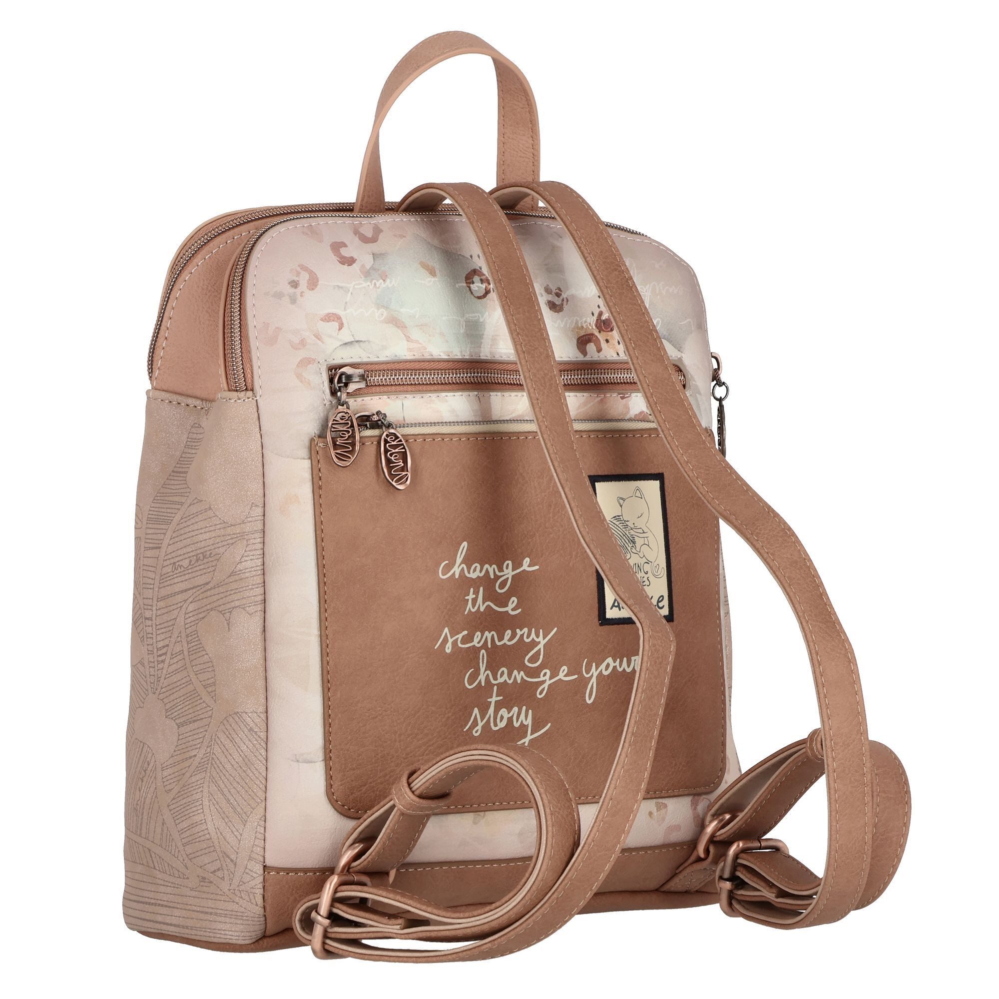Anekke Cityrucksack Nature, Polyurethan günstig online kaufen