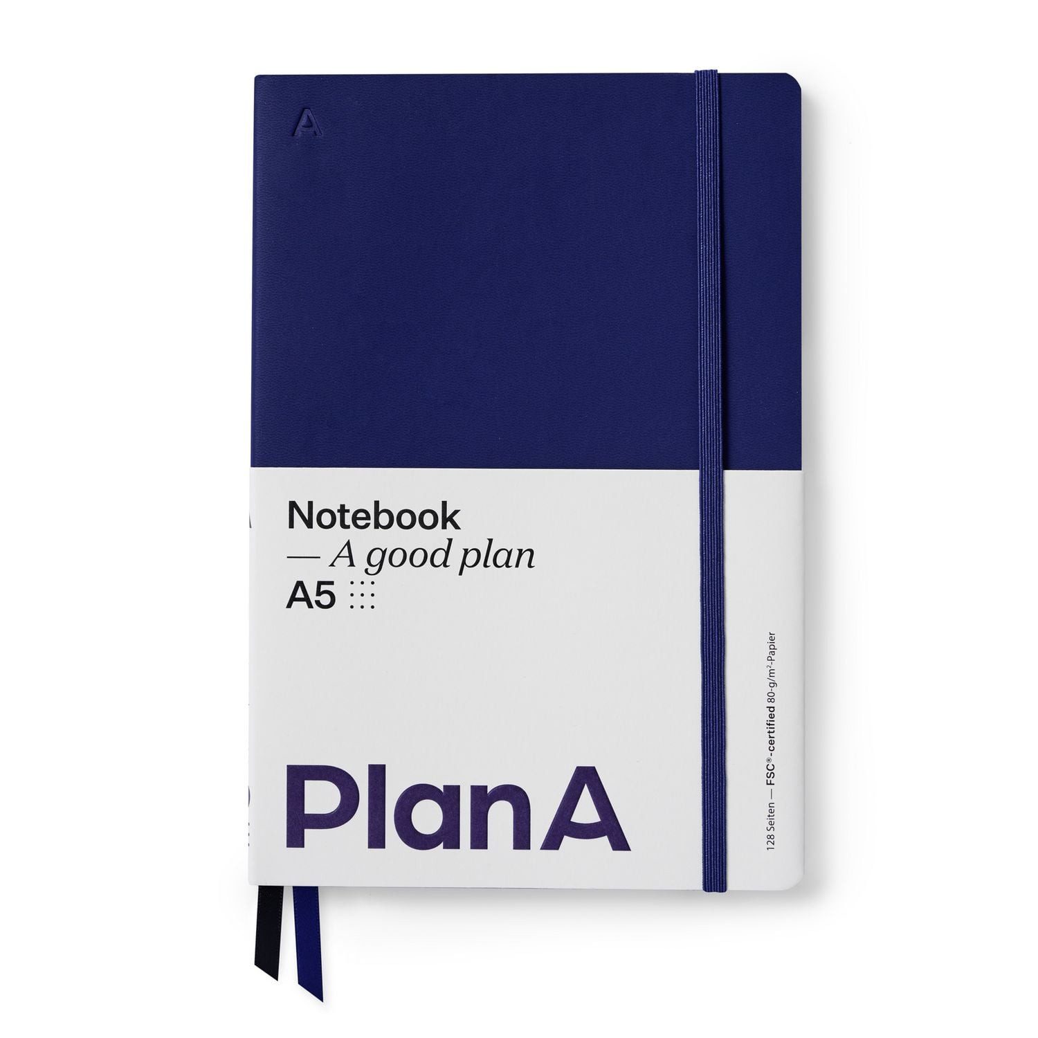 Notizbuch Notizbuch A5 Softcover Punktiert Navy Blue