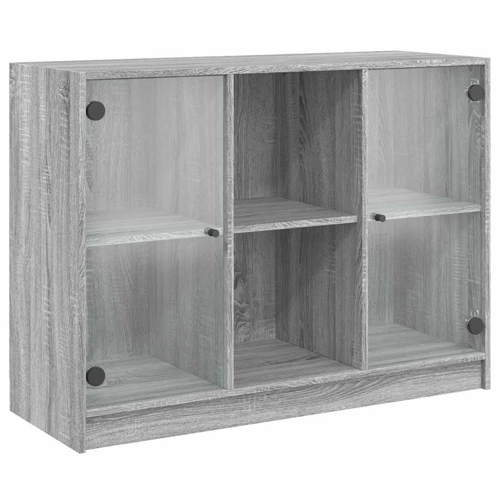 vidaXL Sideboard Sideboard Grau Sonoma 102x37x75,5 günstig online kaufen