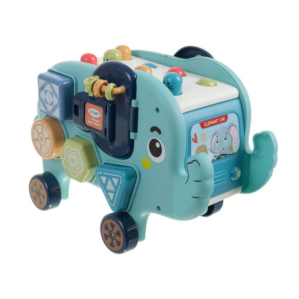 KRUZZEL Lernspielzeug Manipulationsbrett Interaktiver Elefant (Spar-Set, Puzzle), unterstützt Feinmotorik, Konzentration, Geduld & logisches Denken – Bild 4 von 5