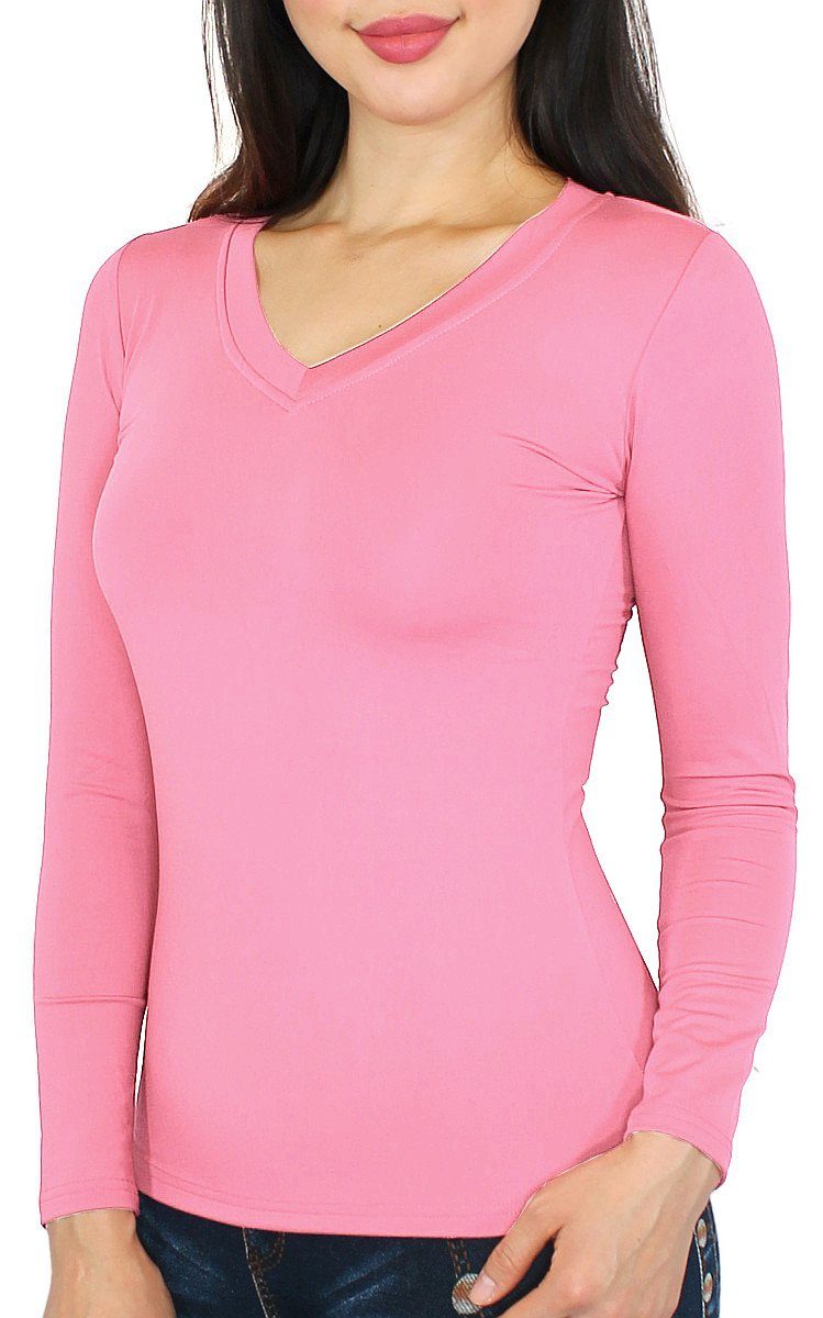 dy_mode Thermohemd Thermo Langarmshirt Damen Thermoshirt günstig online kaufen