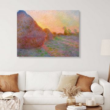 Posterlounge XXL-Wandbild Claude Monet, Getreideschober, Wohnzimmer Malerei