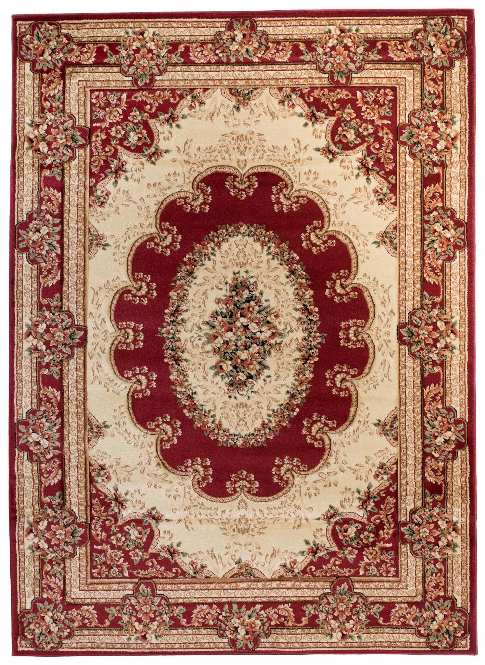 Orientteppich Oriente Teppich - x 140 70 Orient Pflegeleicht, Fußbodenheizung, cm, Teppich Mazovia, Geeignet für Wohnzimmerteppich Traditioneller Rot Beige