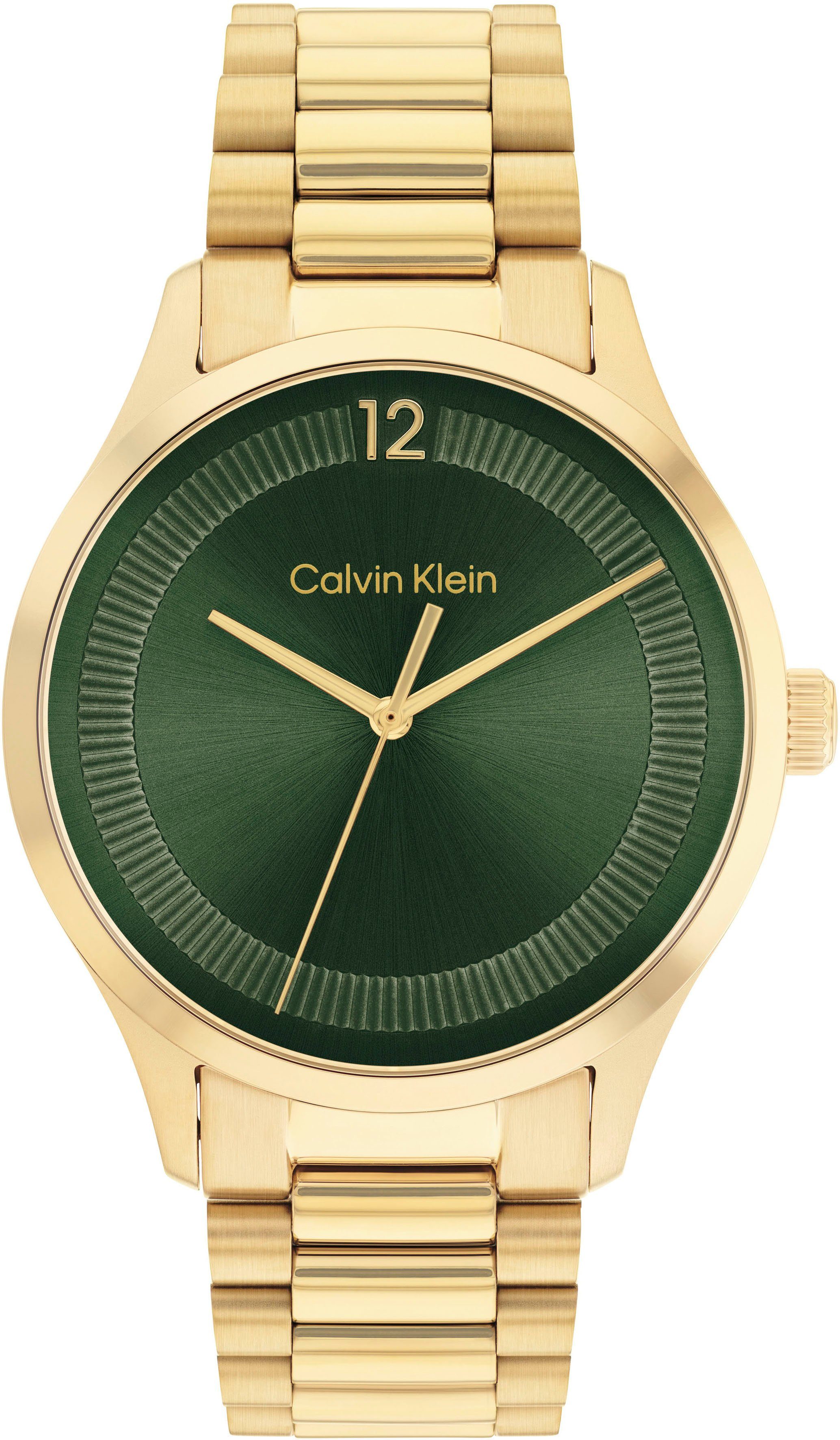 Calvin Klein Quarzuhr ICONIC, 25200229, Armbanduhr, Herrenuhr, Mineralglas, IP-Beschichtung